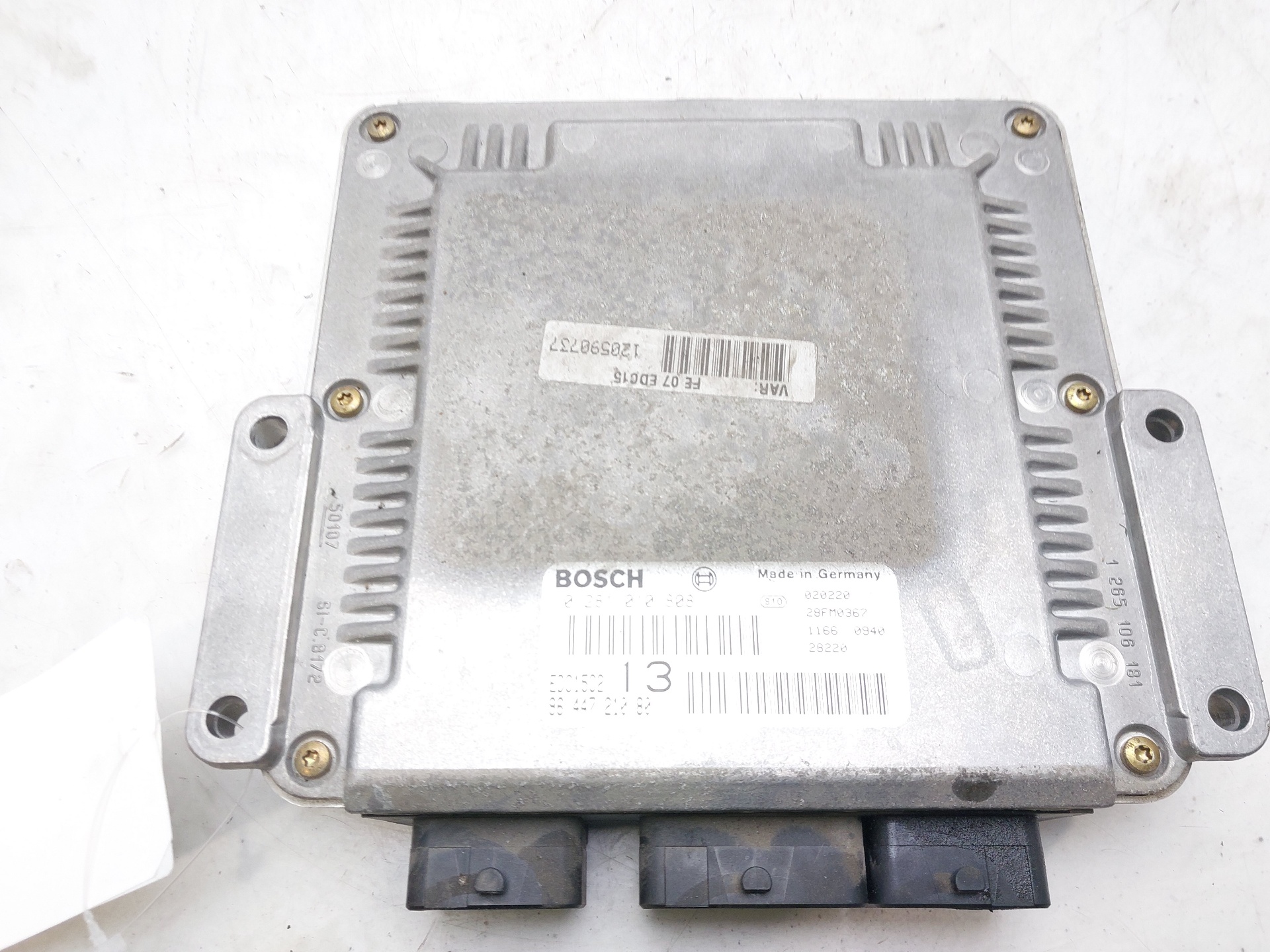 CITROËN C5 1 generation (2001-2008) Engine Control Unit ECU 9644721080 22485219