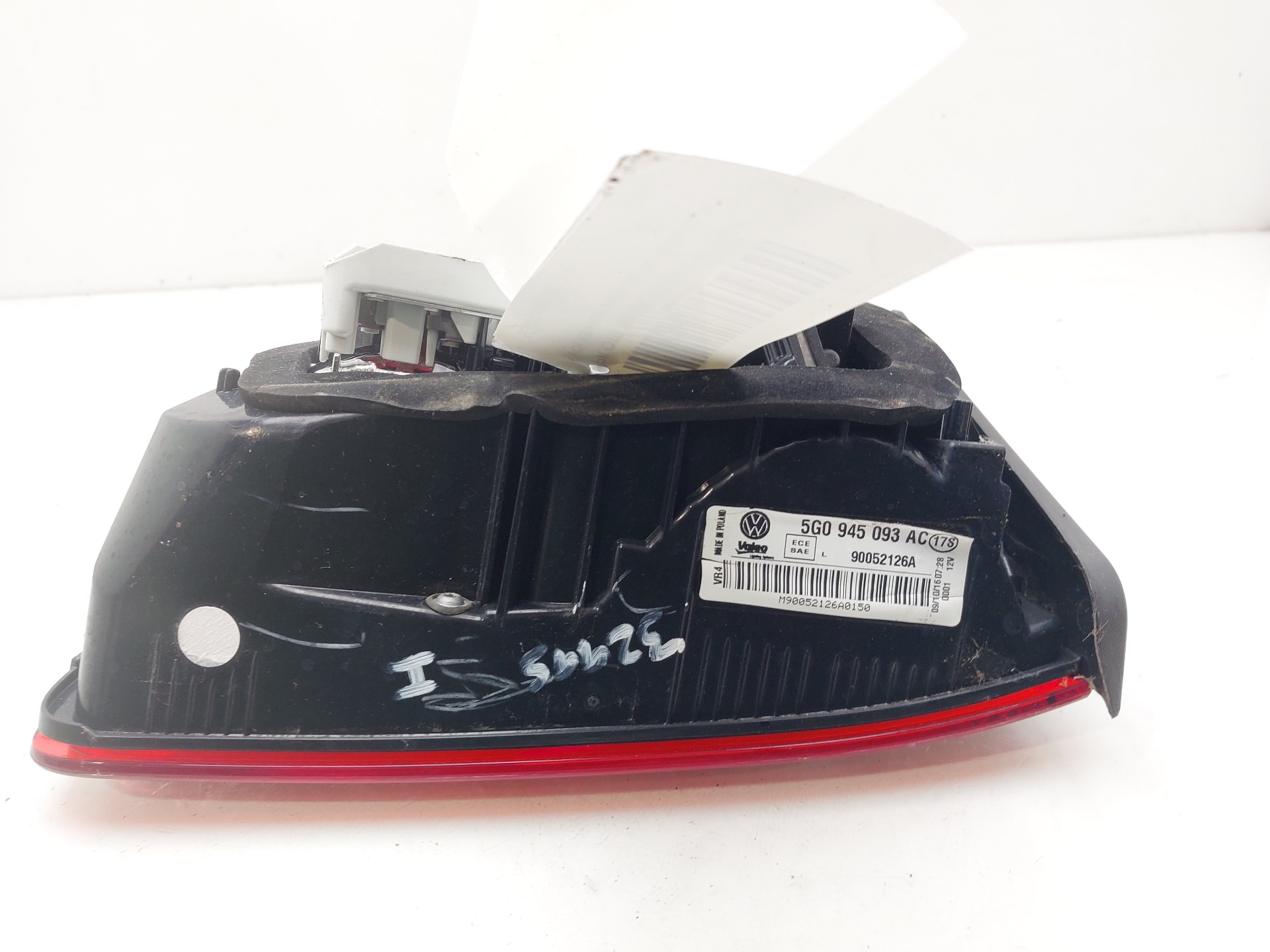 VOLKSWAGEN Golf 7 generation (2012-2024) Rear Left Taillight 5G0945093AC 24144203