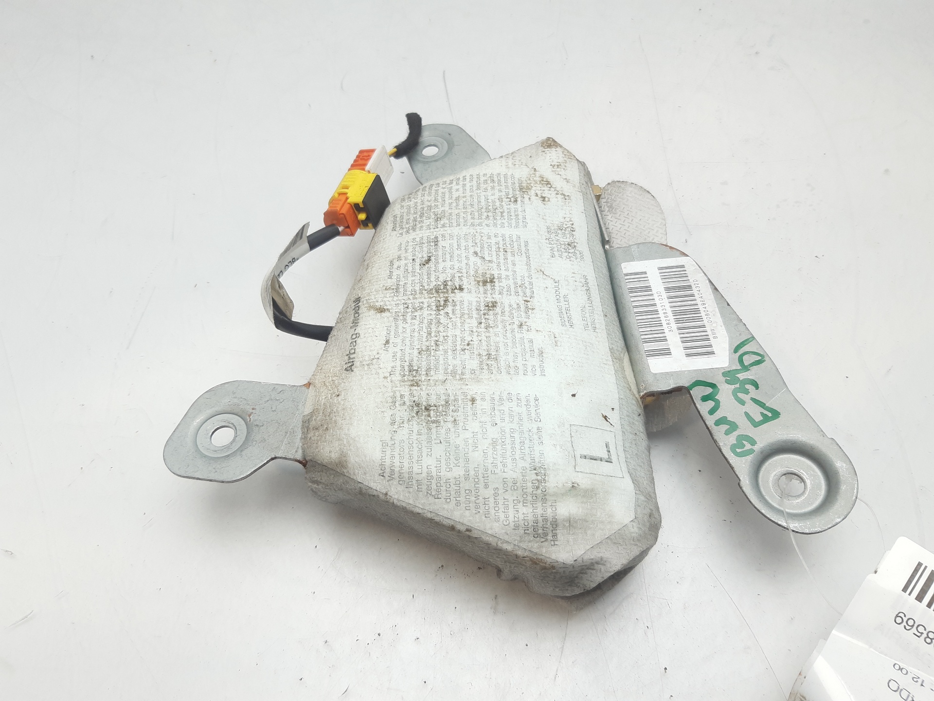 BMW 5 Series E39 (1995-2004) Front Left Door Airbag SRS 30826833104G 20992317