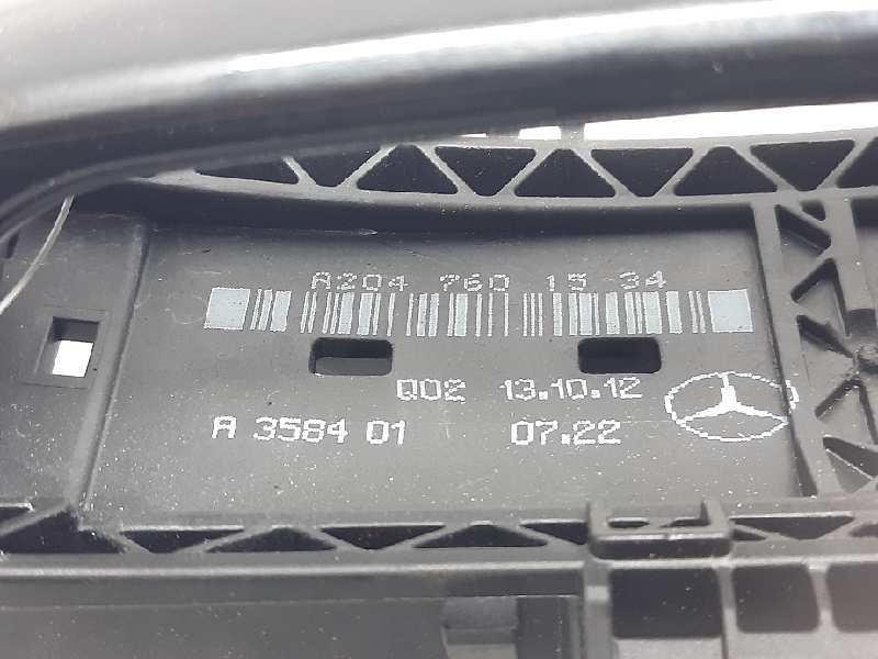 MERCEDES-BENZ GLK-Class X204 (2008-2015) Ľavá predná dverová vonkajšia kľučka A2047601534 18489384