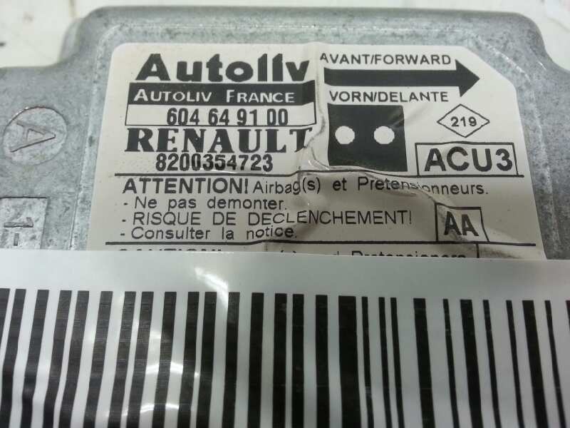 RENAULT Kangoo 1 generation (1998-2009) SRS Control Unit 8200354723 20166549