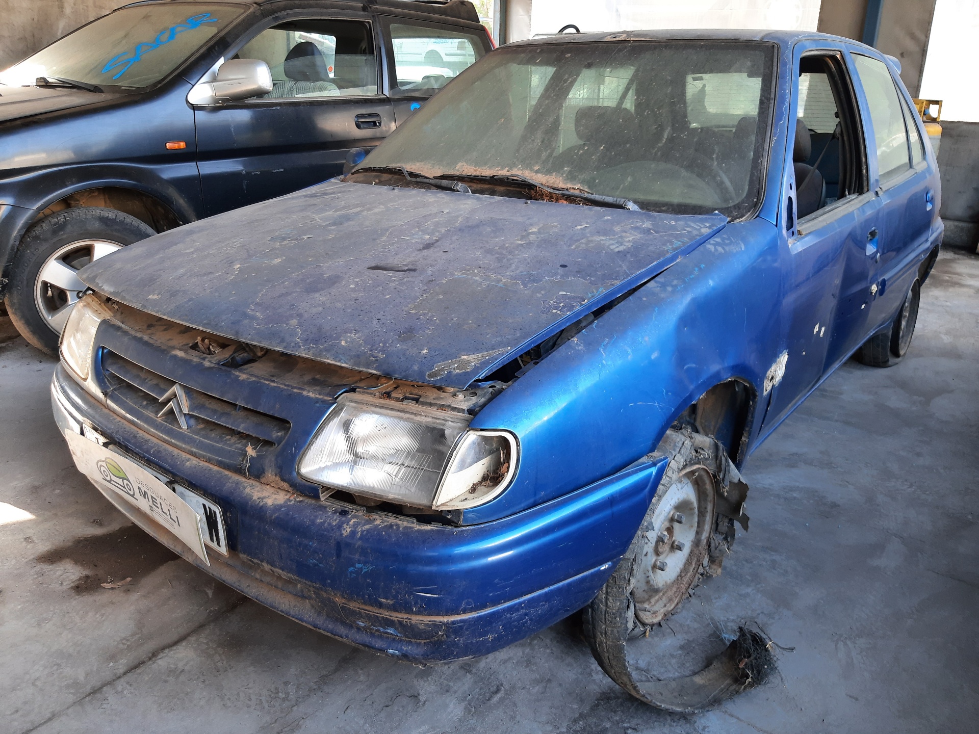 CITROËN Saxo 2 generation (1996-2004) Priekšējo kreiso durvju logu pacēlājs 1488560080 20139752