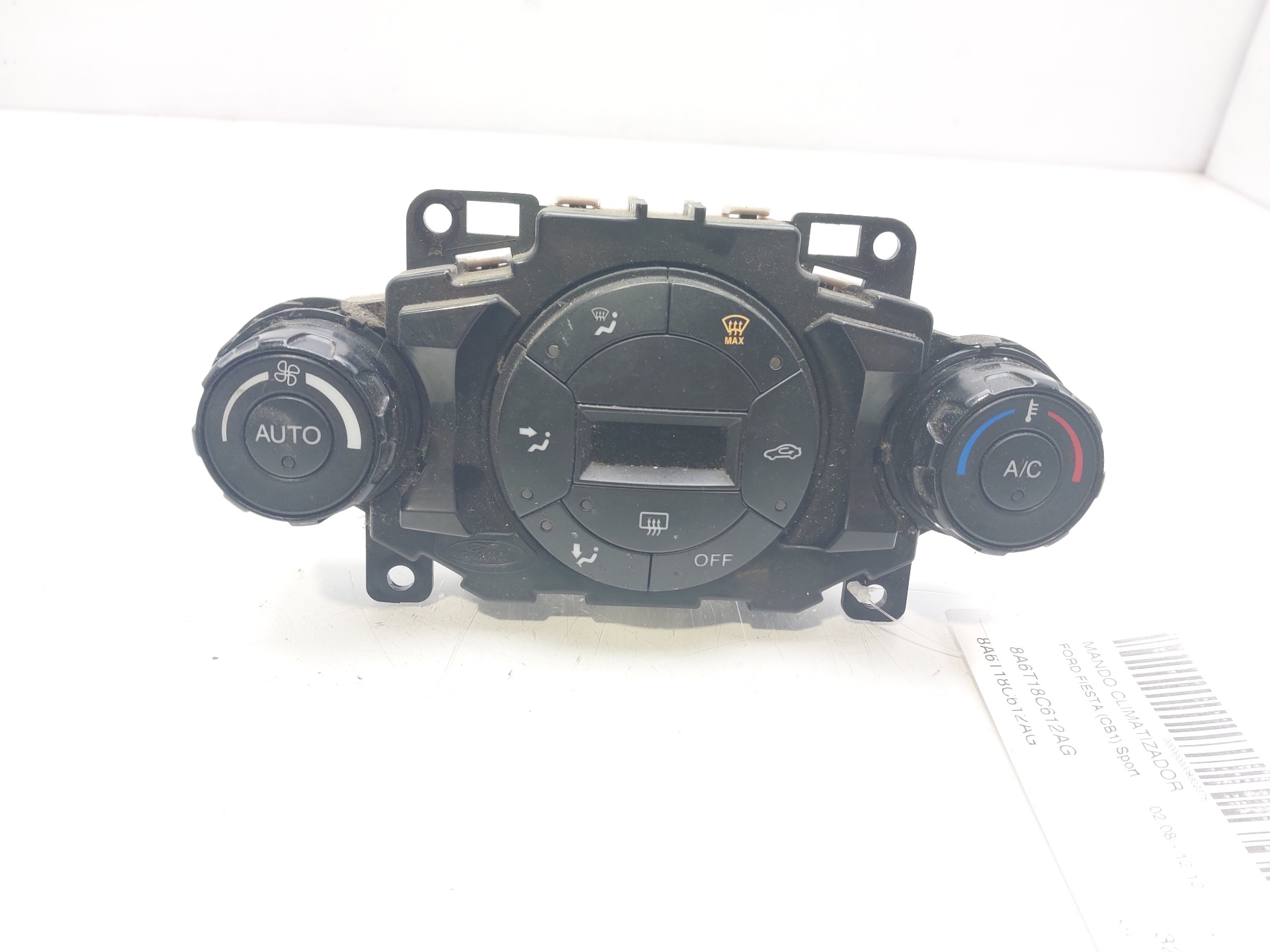 FORD Fiesta 5 generation (2001-2010) Climate  Control Unit 8A6T18C612AG 21574354