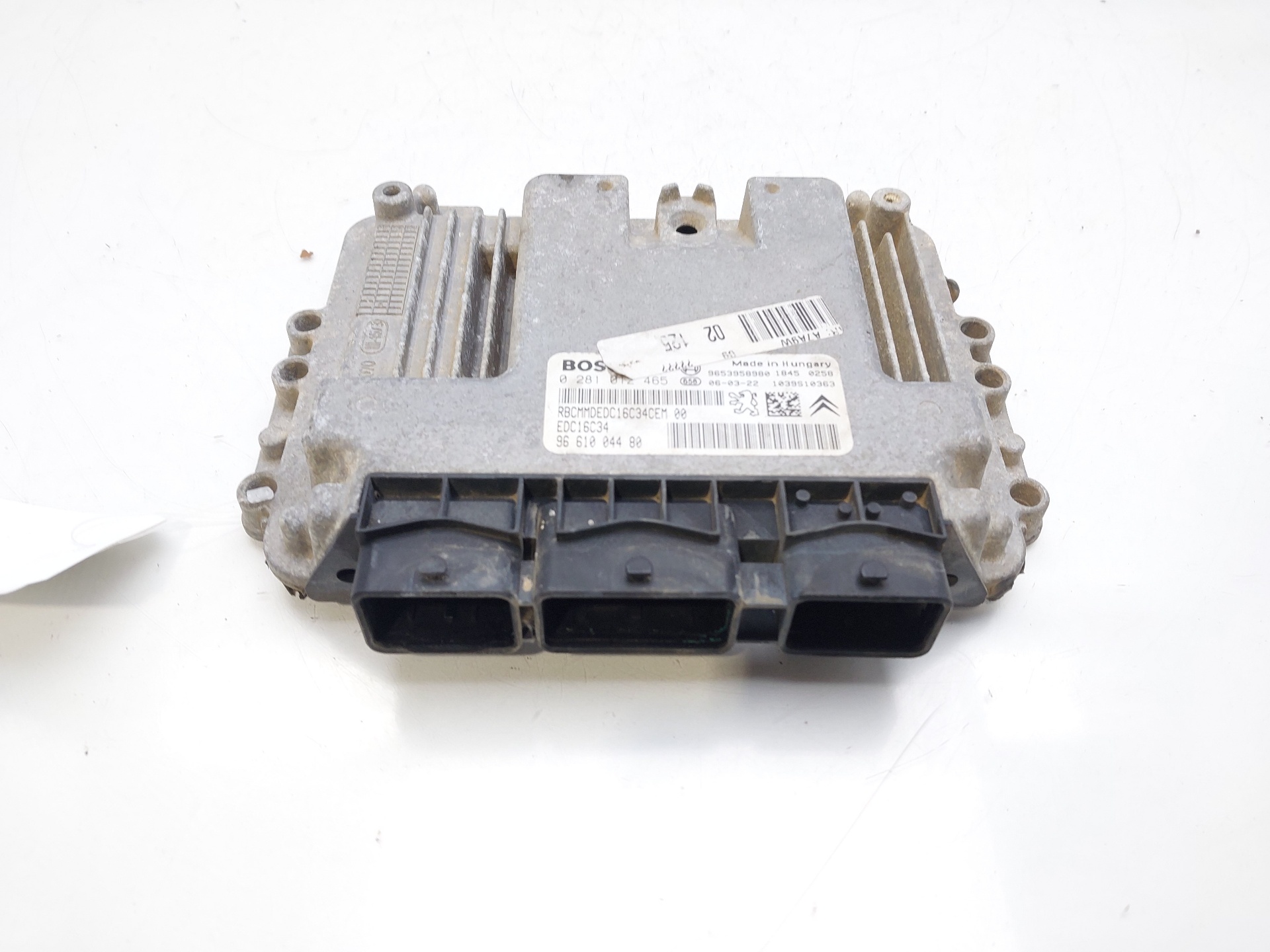 PEUGEOT 207 1 generation (2006-2009) Блок керування двигуном ECU 9661004480 23018018