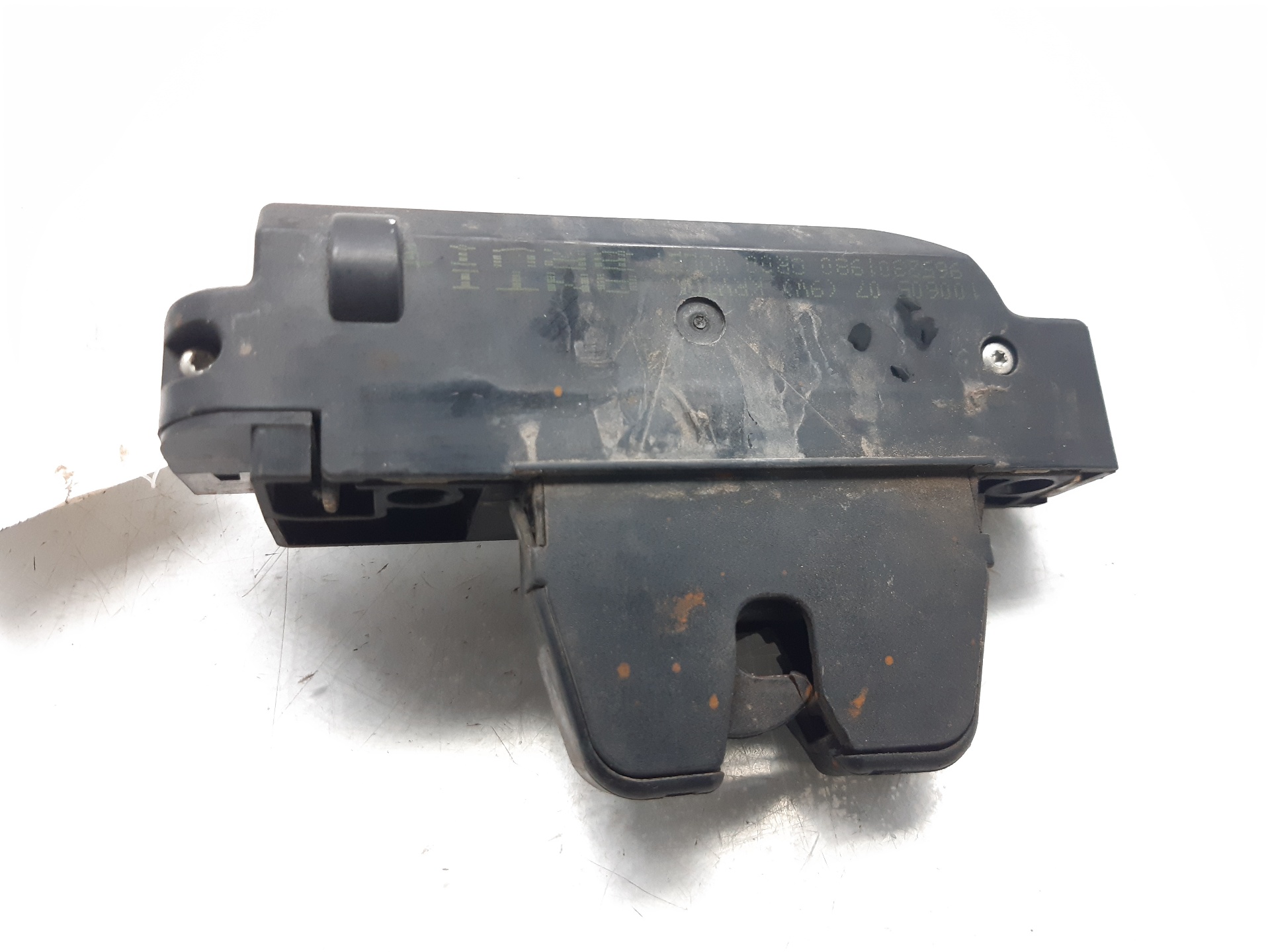 PEUGEOT 307 1 generation (2001-2008) Tailgate Boot Lock 9652301980 18709790