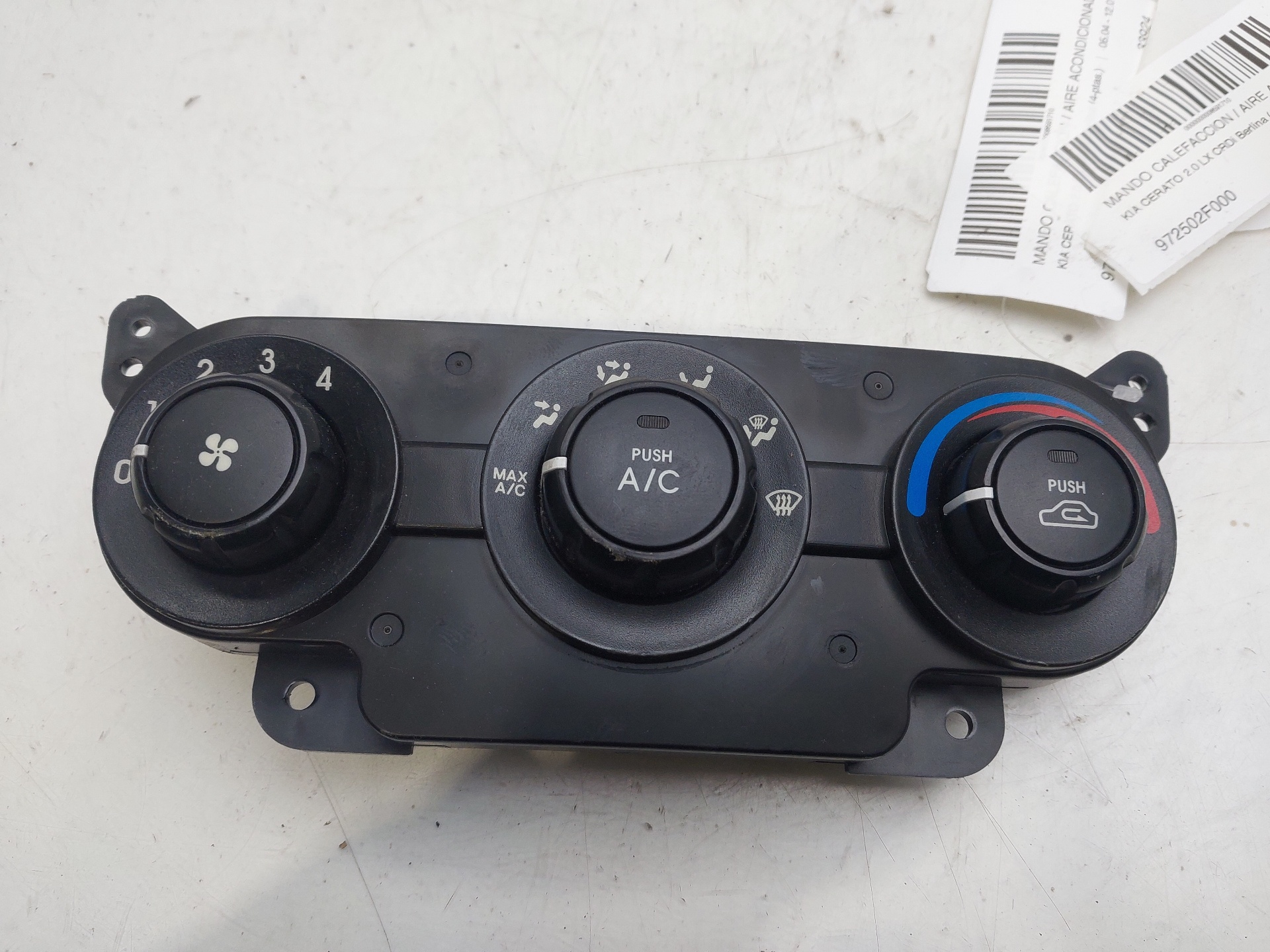 KIA Cerato 1 generation (2004-2009) Climate  Control Unit 972502F000 23625007