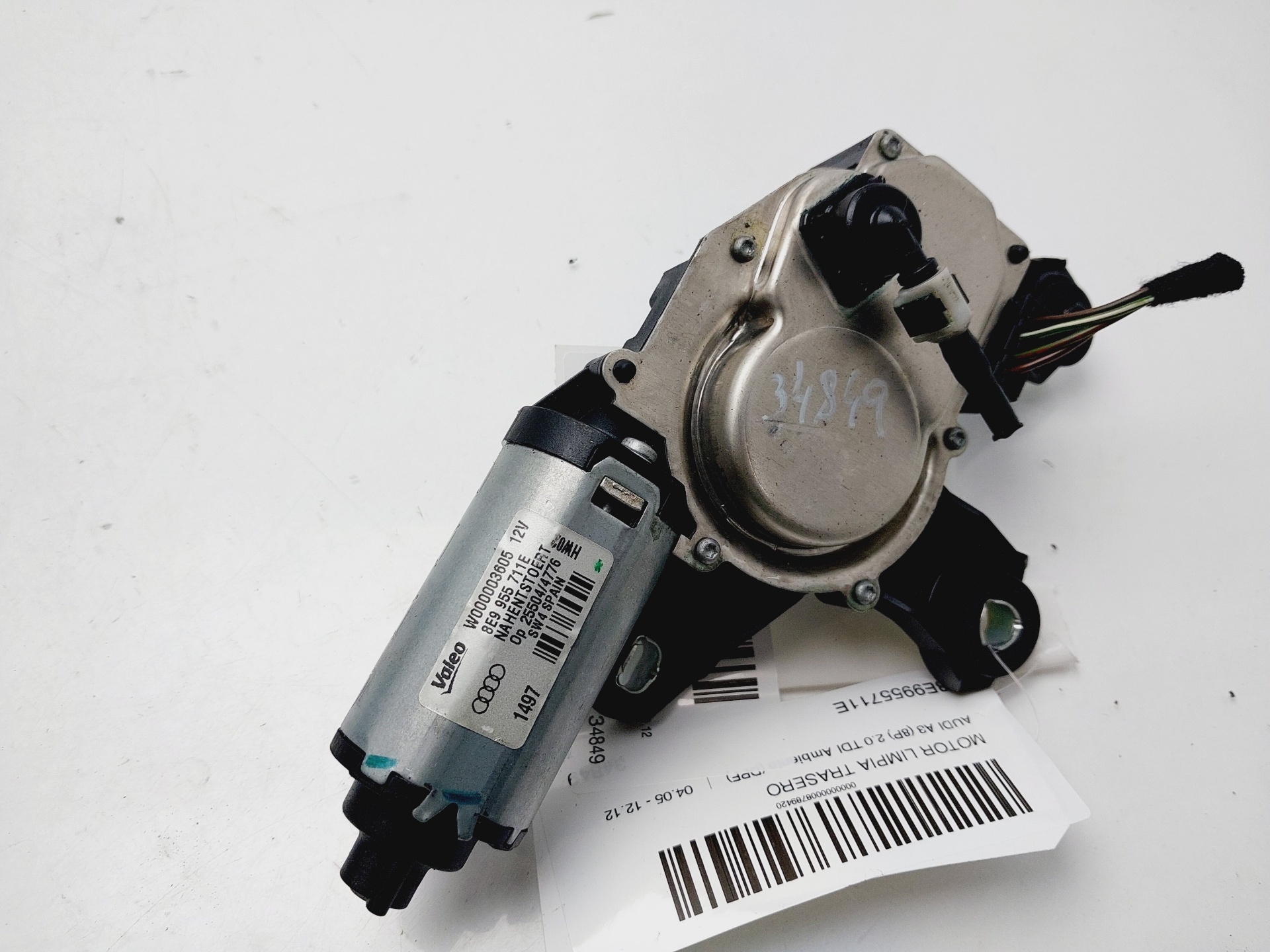 BMW 5 Series Gran Turismo F07 (2010-2017) Tailgate  Window Wiper Motor 8E9955711E 25609446