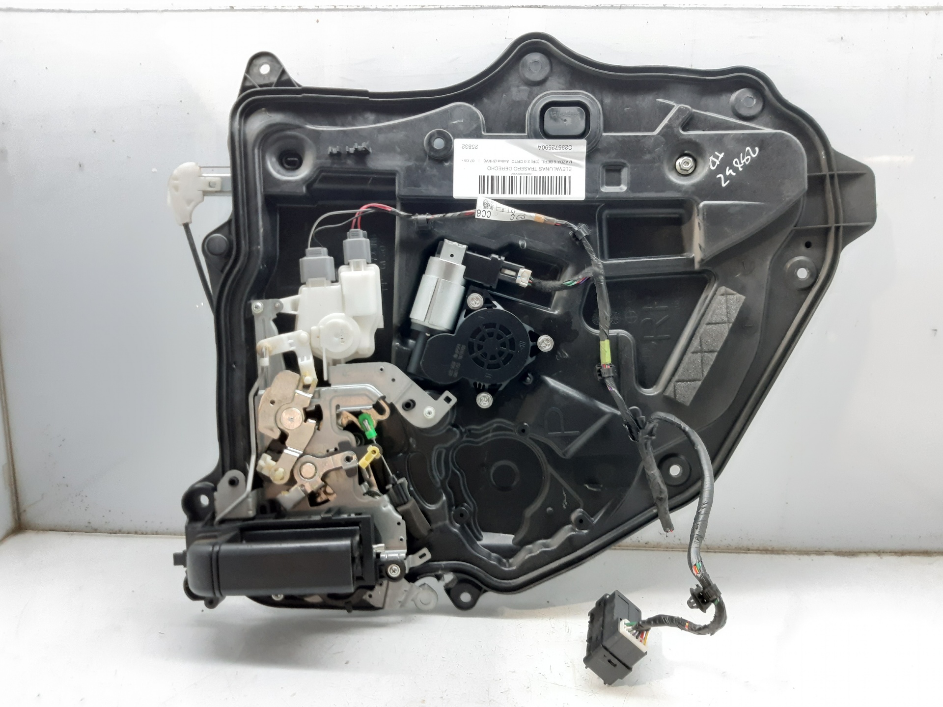 MAZDA 5 1 generation (2005-2010) Rear Right Door Window Regulator C23572590A 22018646