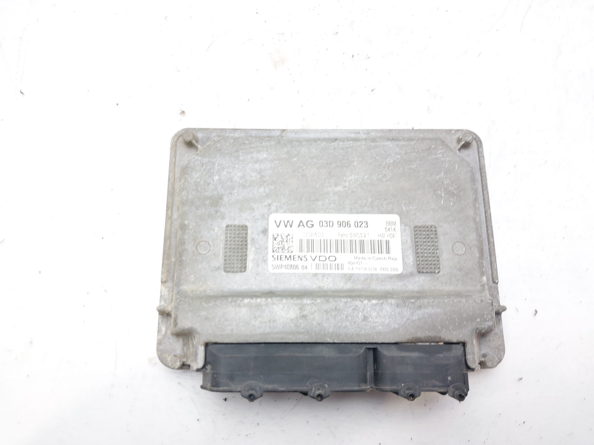 SKODA Fabia 2 generation  (2010-2014) Блок управления двигателем 03D906023 22481752