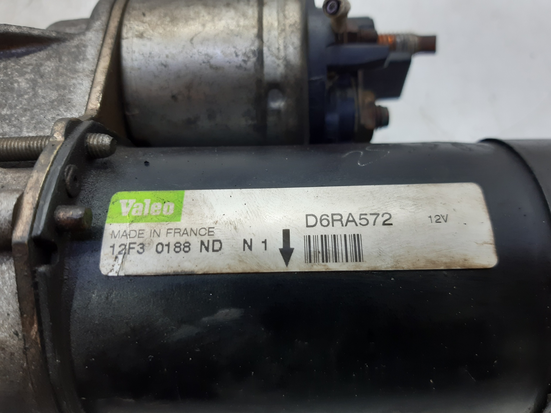 CITROËN C3 1 generation (2002-2010) Starter auto D6RA572 18744055