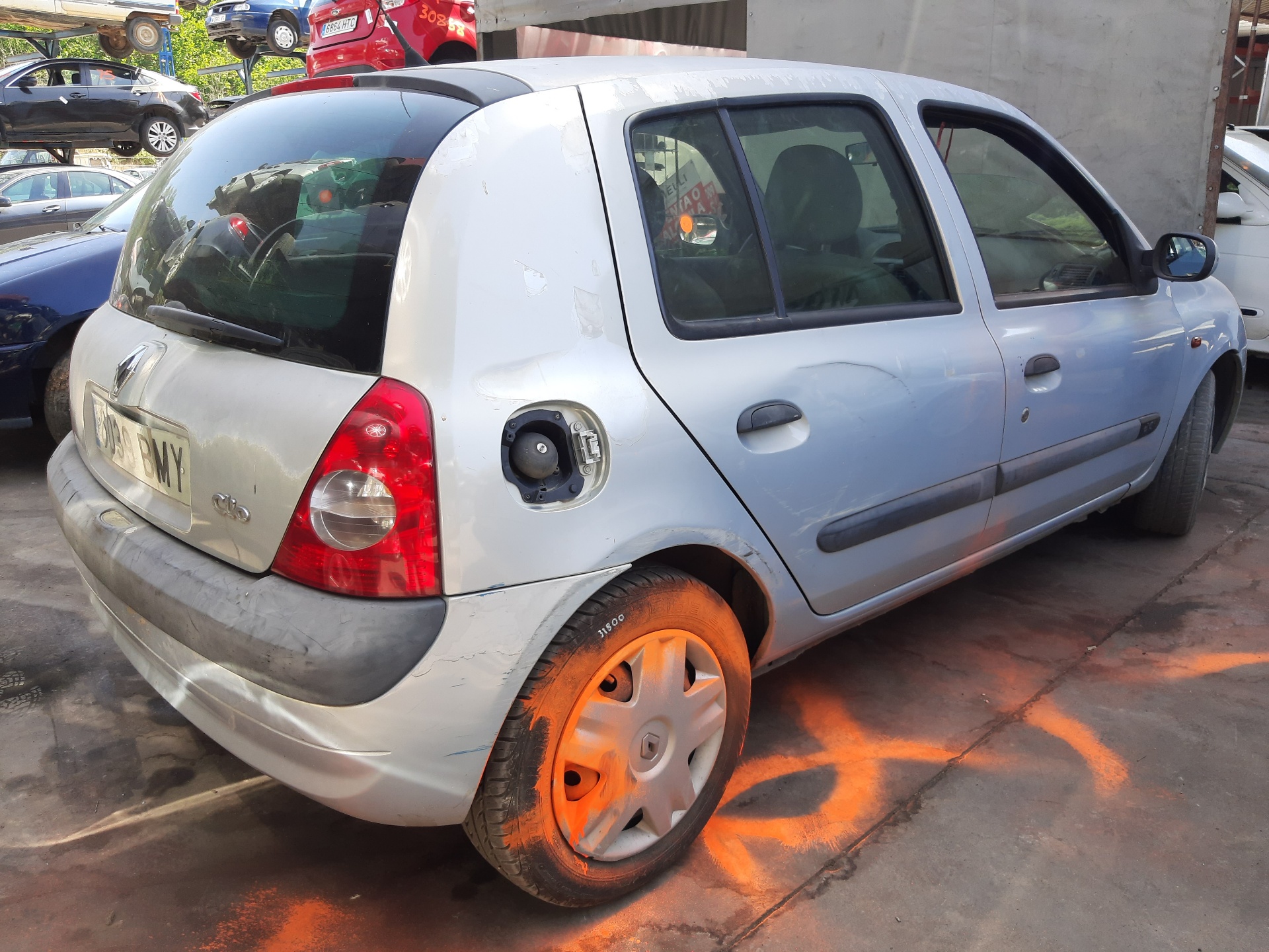 RENAULT Clio 2 generation (1998-2013) Galinės kairės durys 7751472475 22338544