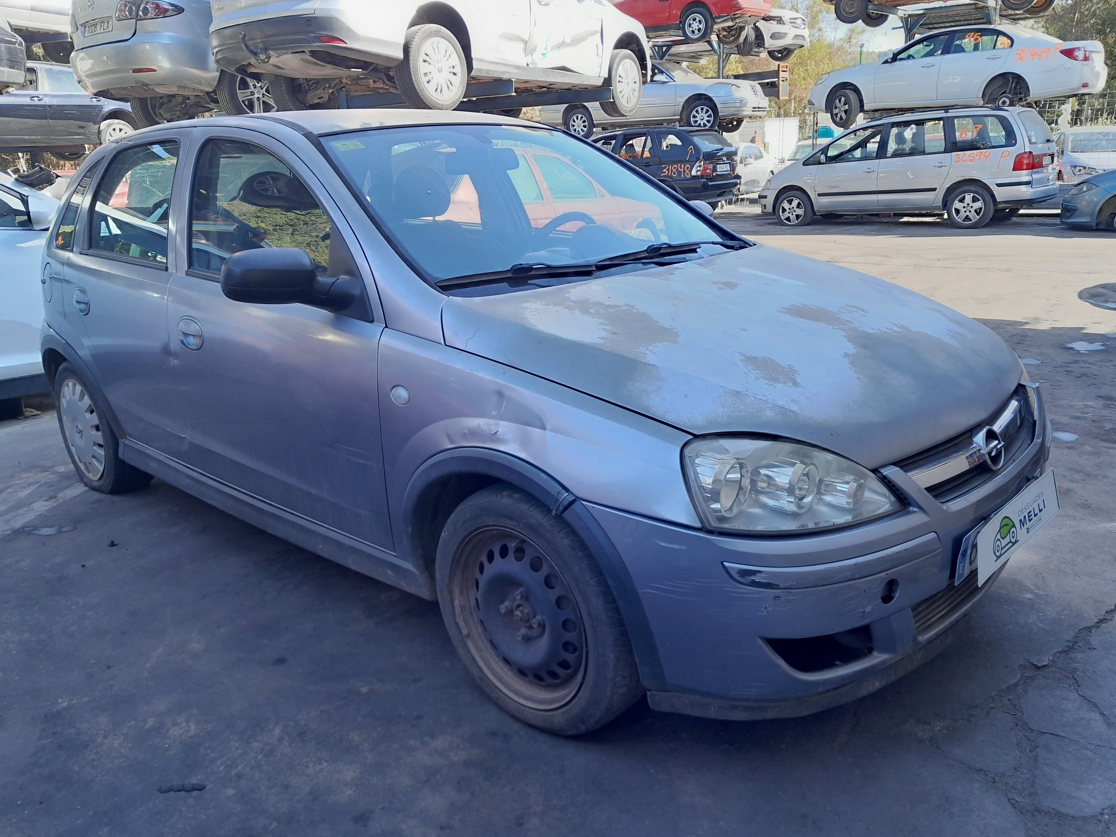 OPEL Corsa C (2000-2006) Høyre sidespeil 24420359 21634828