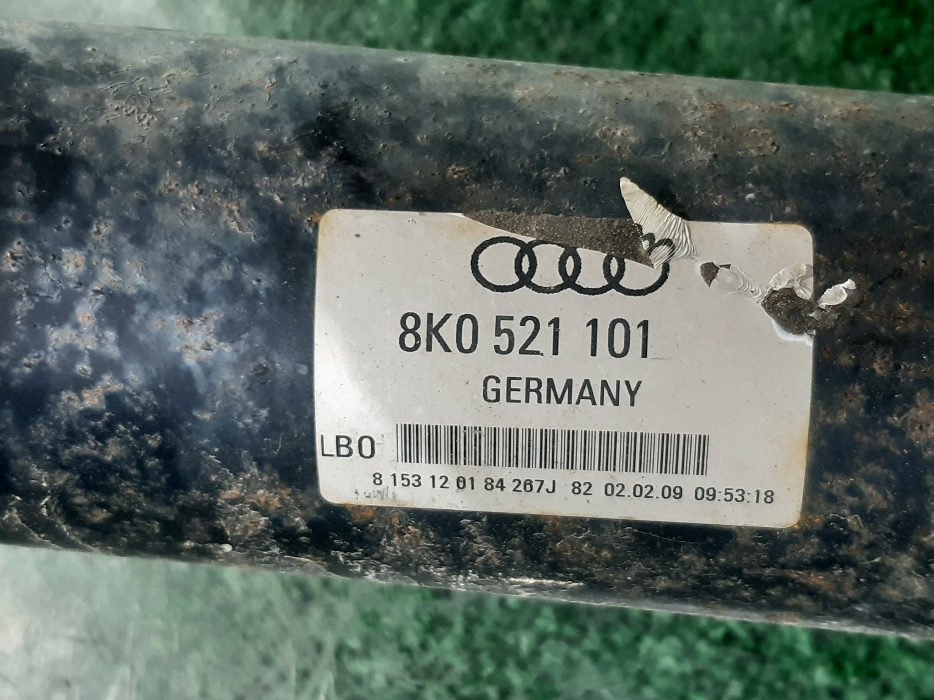 AUDI A5 8T (2007-2016) Короткий кардан коробки передач 8K0521101 24026006