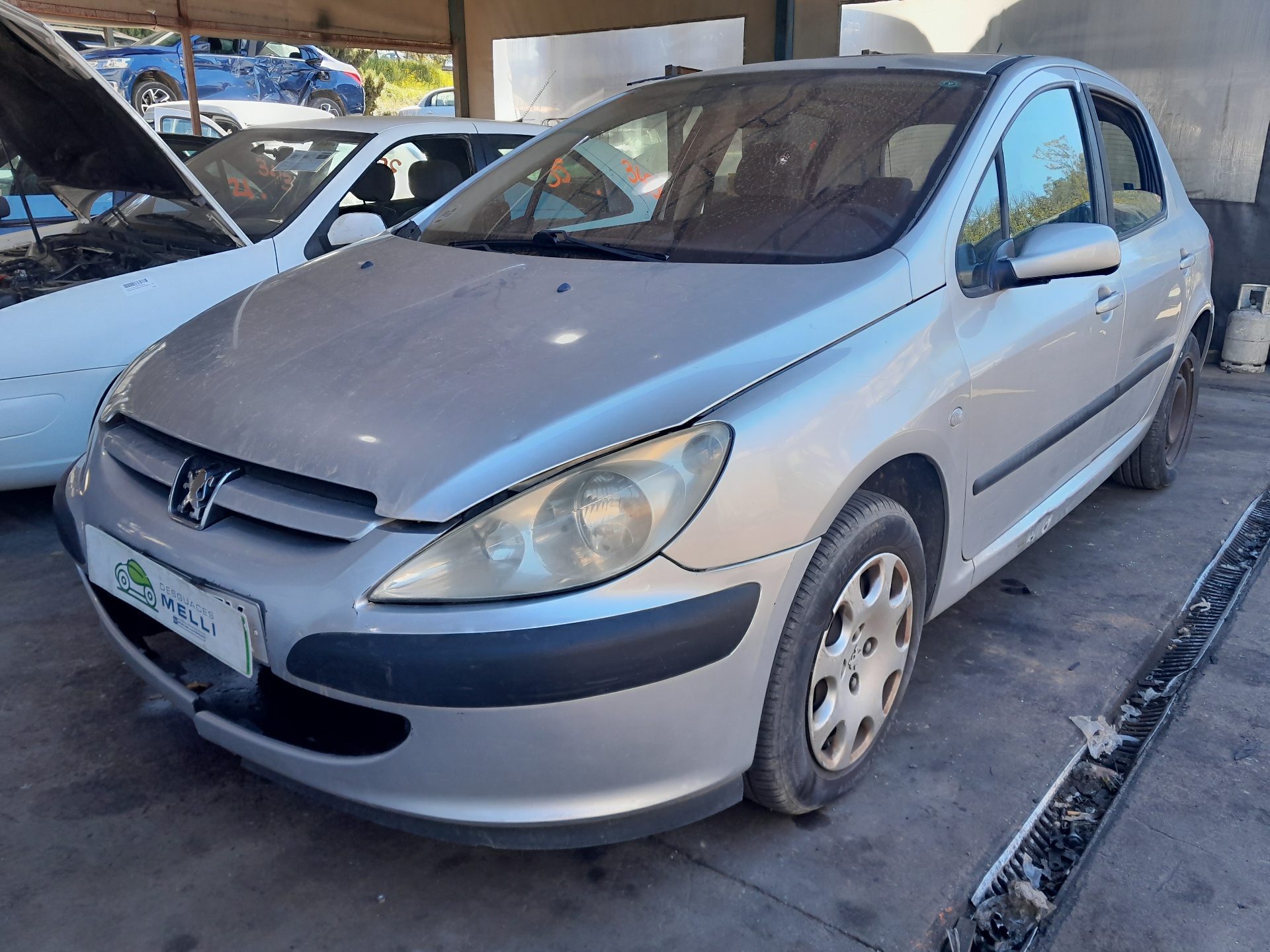 PEUGEOT 307 1 generation (2001-2008) Маторчик стеклоподъемника передней левой двери 9634457580 24386284