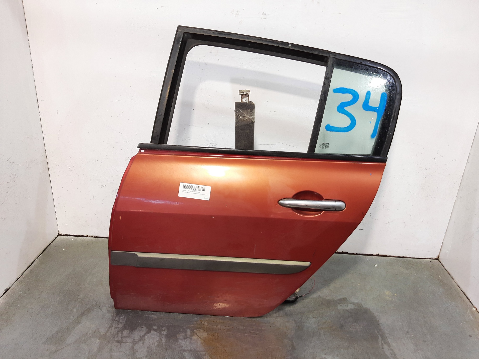 RENAULT Megane 2 generation (2002-2012) Rear Left Door 7751473732 20148915