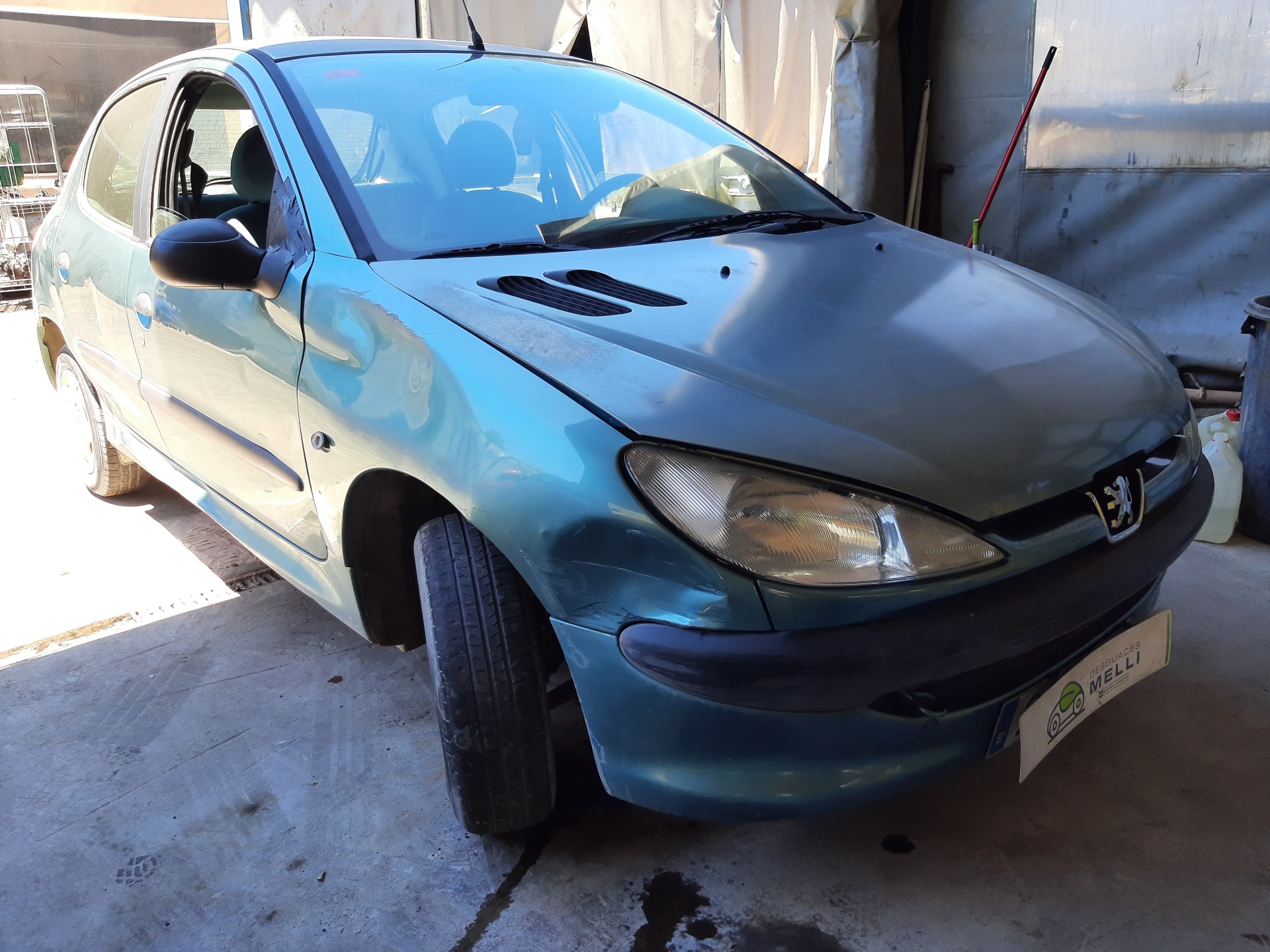 PEUGEOT 206 1 generation (1998-2009) Hátsó lökhárító 7013L0 18798397