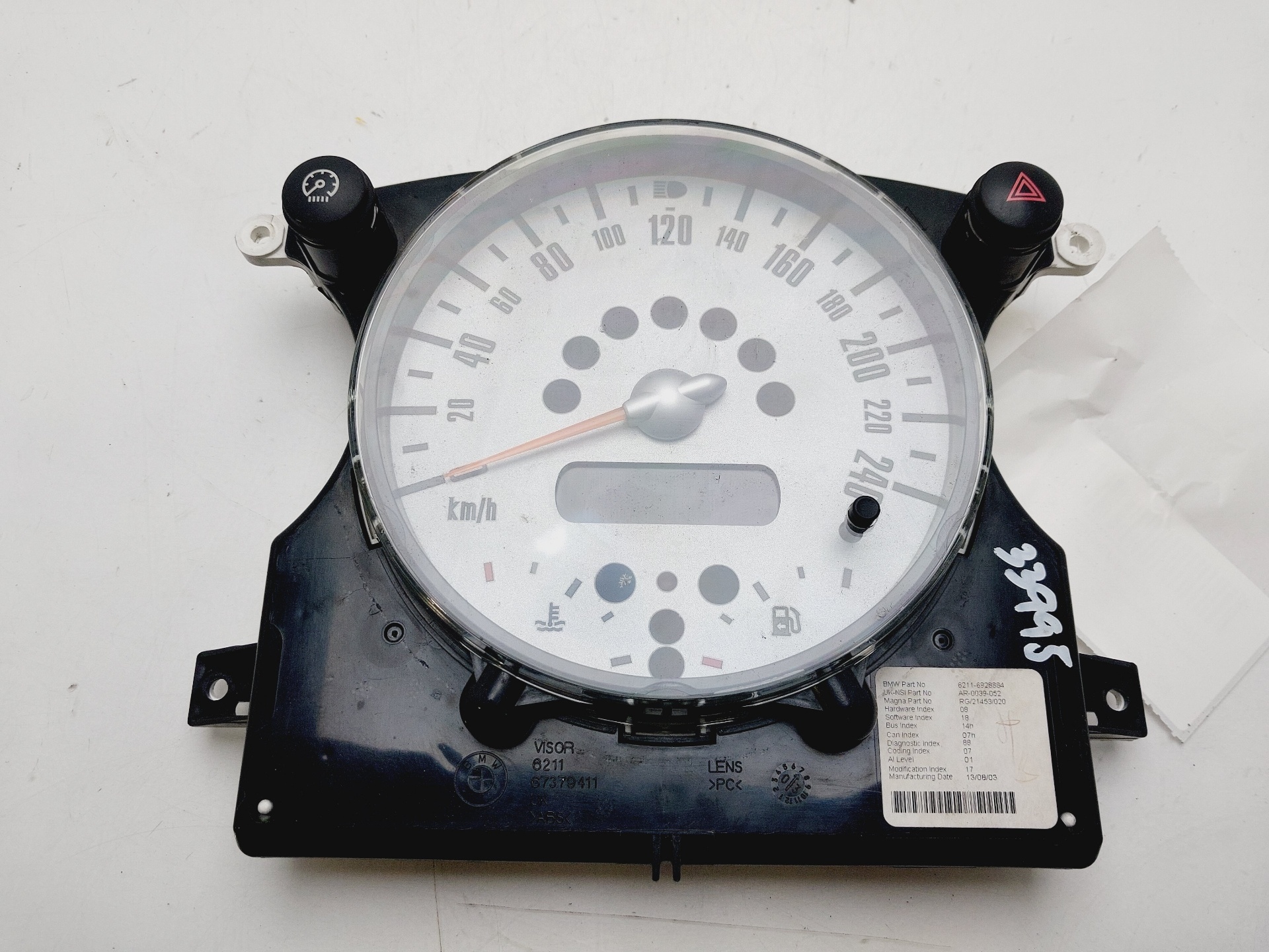 AUDI Cooper R50 (2001-2006) Speedometer 62116928884 25425571