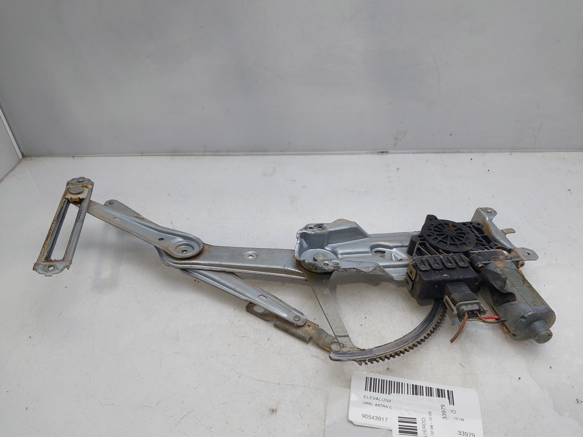 MAZDA Astra H (2004-2014) Priekinių kairių durų stiklo pakelėjas 90543917 23638583