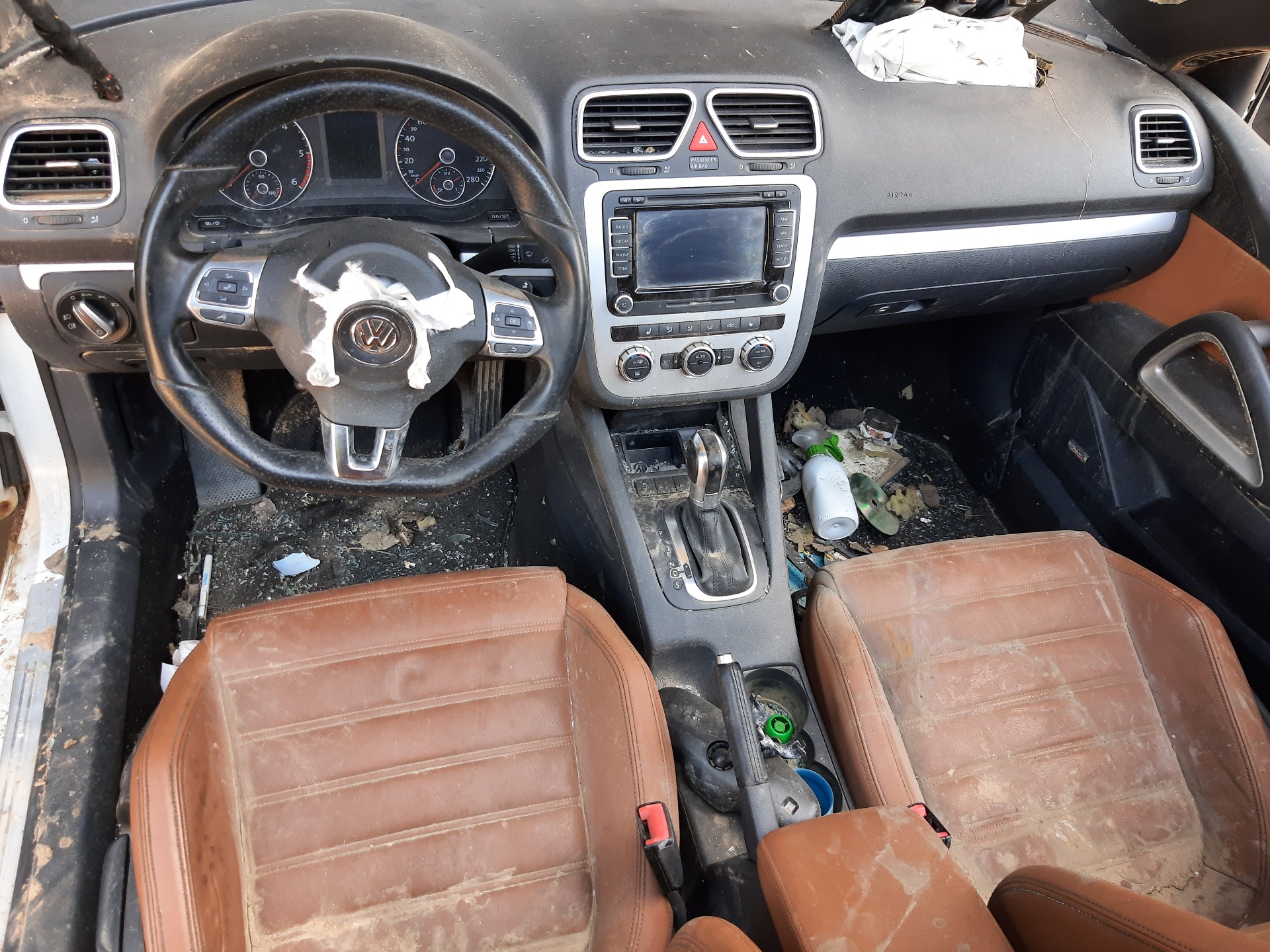 VOLKSWAGEN Scirocco 3 generation (2008-2020) Steering Wheel 5K0953521AT 23018435