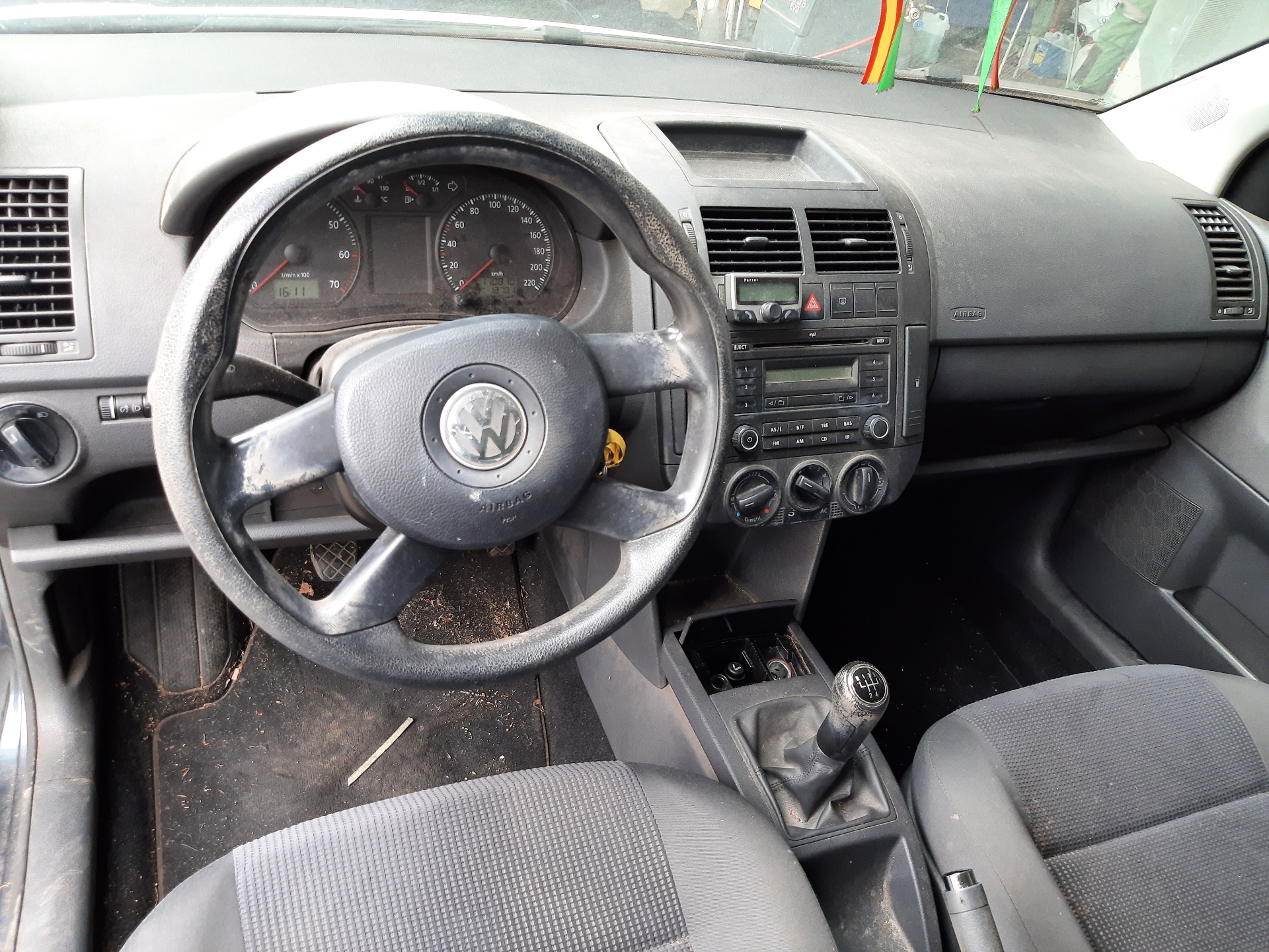 VOLKSWAGEN Polo 4 generation (2001-2009) Steering Wheel 6Q0953503CG 23834205