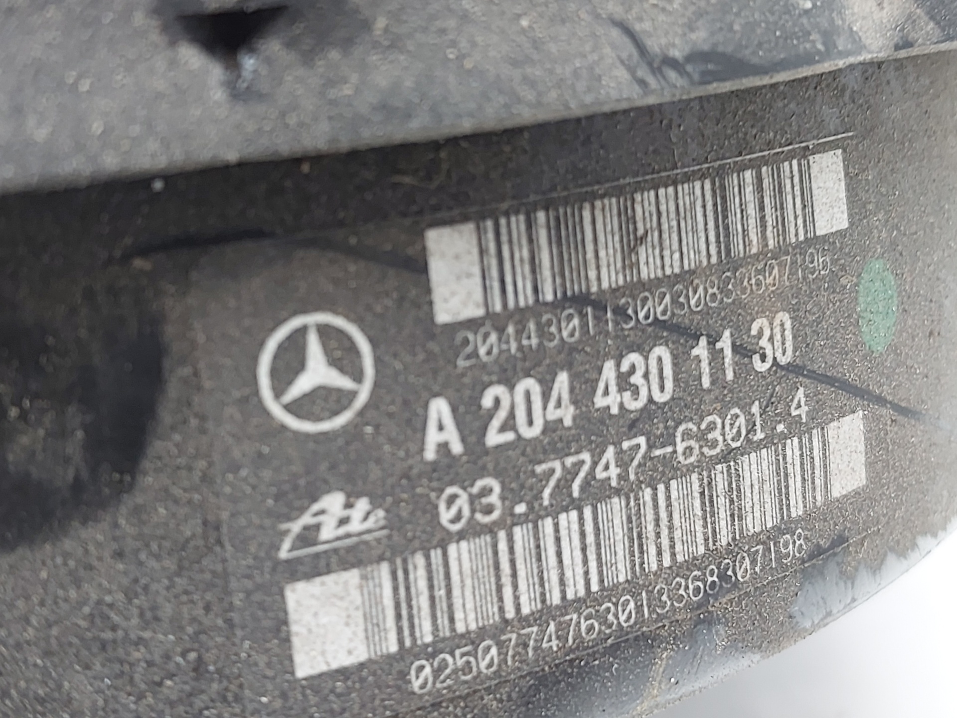 MERCEDES-BENZ C-Class W204/S204/C204 (2004-2015) Stabdžių pūslė A2044301130 20360005