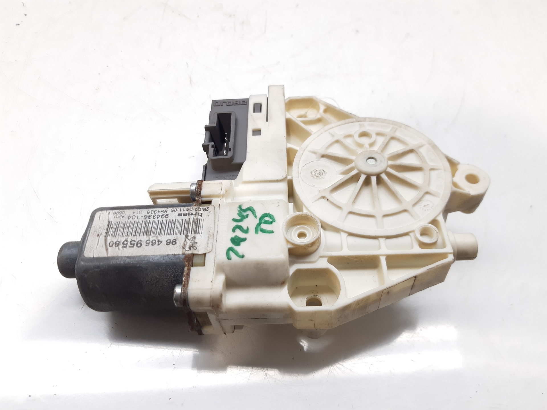 PEUGEOT 407 1 generation (2004-2010) Motor de control geam ușă  dreapta spate 9646595580 20789666