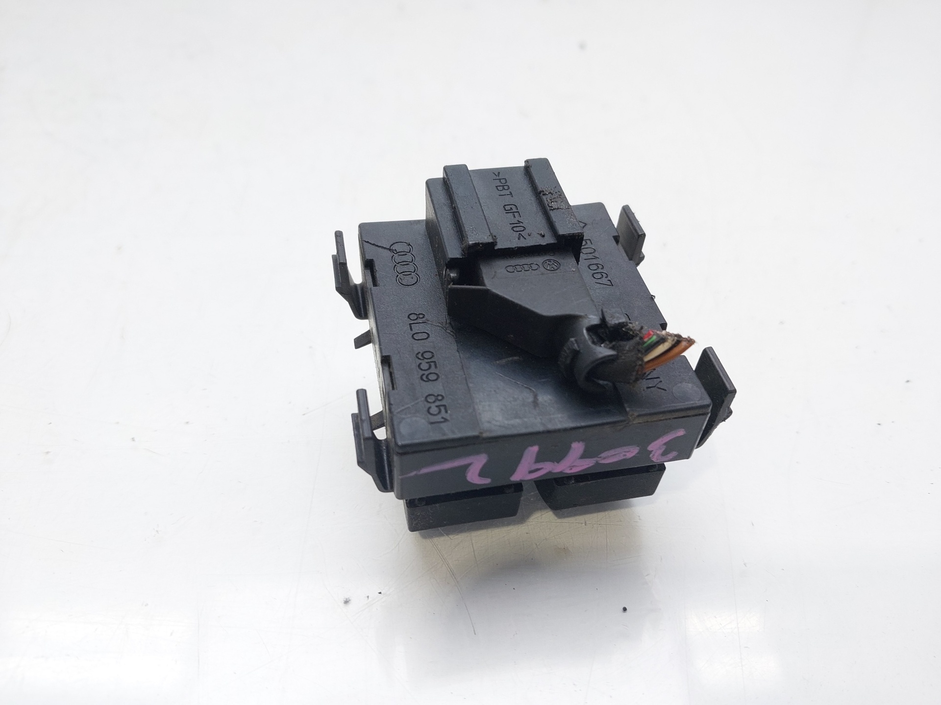 AUDI A3 8L (1996-2003) Front Left Door Window Switch 8L0959851 23015477