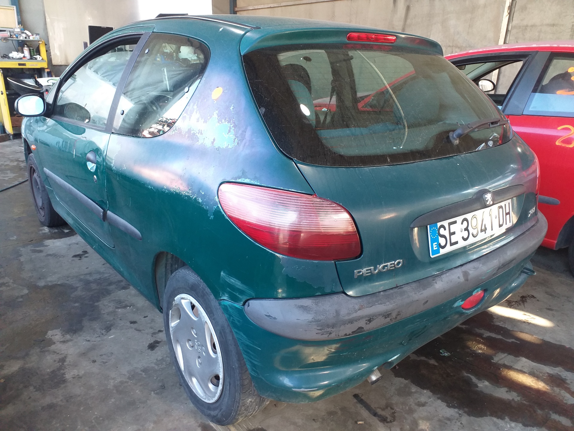 PEUGEOT 206 1 generation (1998-2009) Aizmugurējais buferis 7013L0 22029412