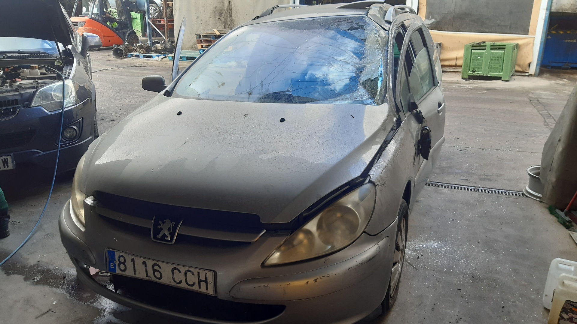 PEUGEOT 307 1 generation (2001-2008) Кнопка стеклоподъемника передней правой двери 96351625XT 18790755