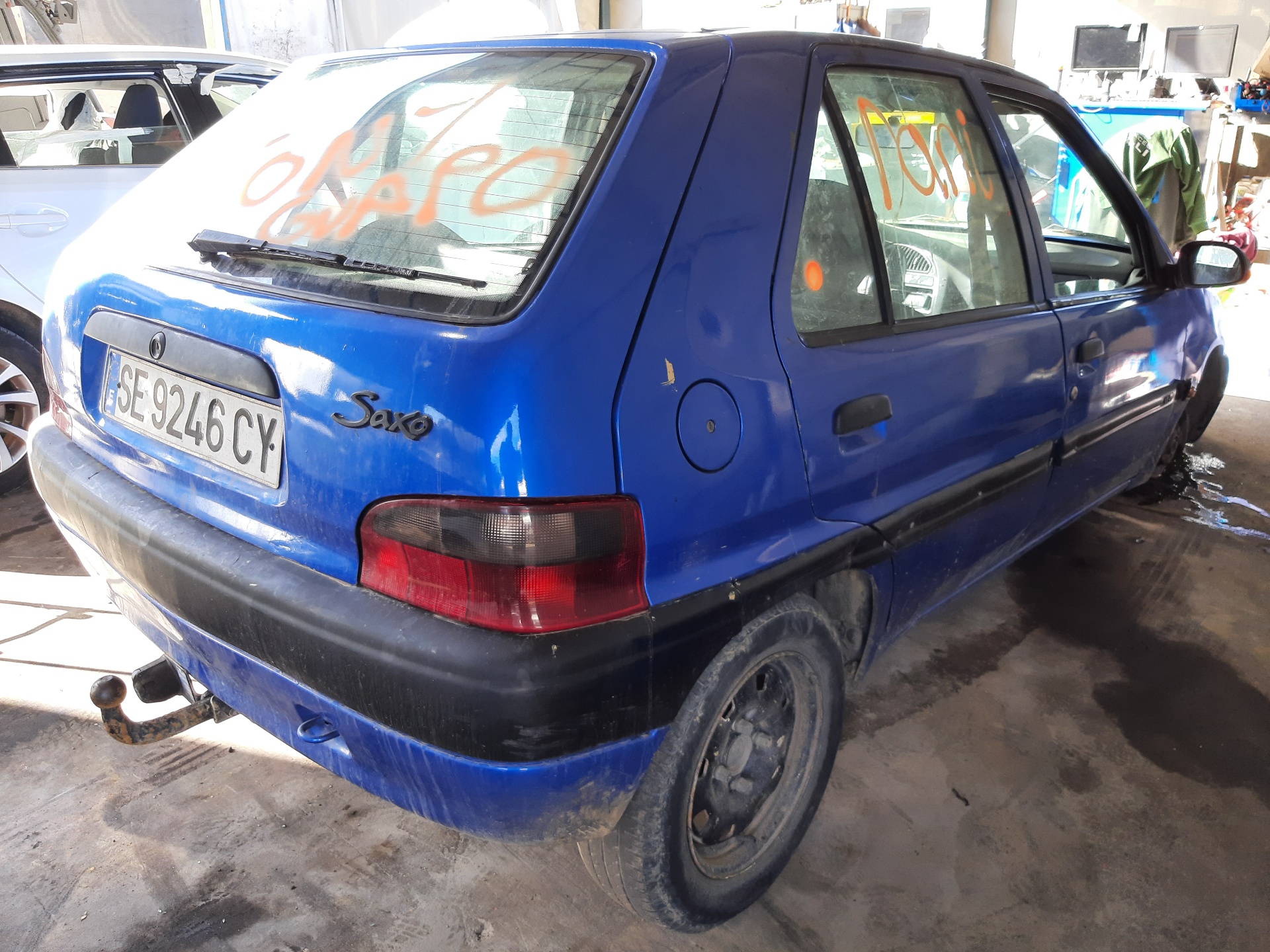 CITROËN Saxo 2 generation (1996-2004) Galinių dešinių durų spyna 913875 22293907