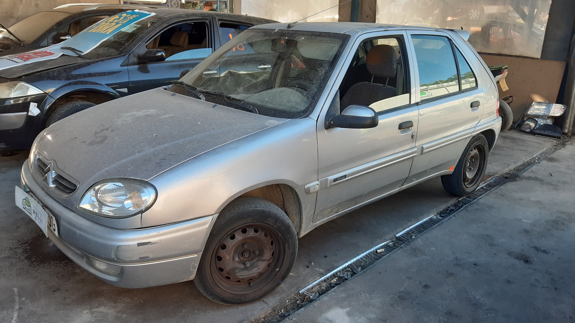 CITROËN Saxo 2 generation (1996-2004) Priekšējo kreiso durvju logu pacēlājs 1488560080 18798427