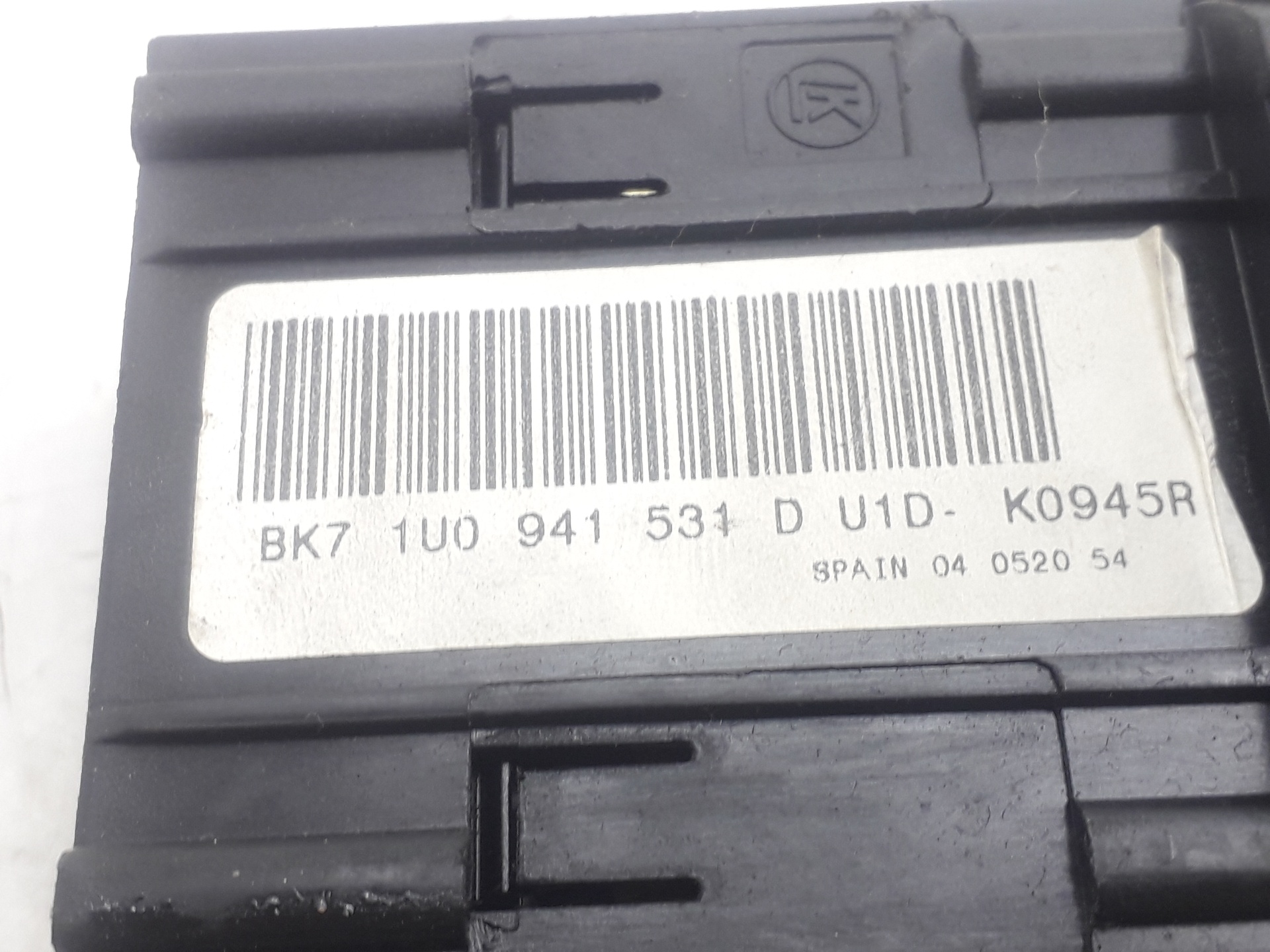 SKODA Octavia 1 generation (1996-2010) Headlight Switch Control Unit 1U0941531D 22446280