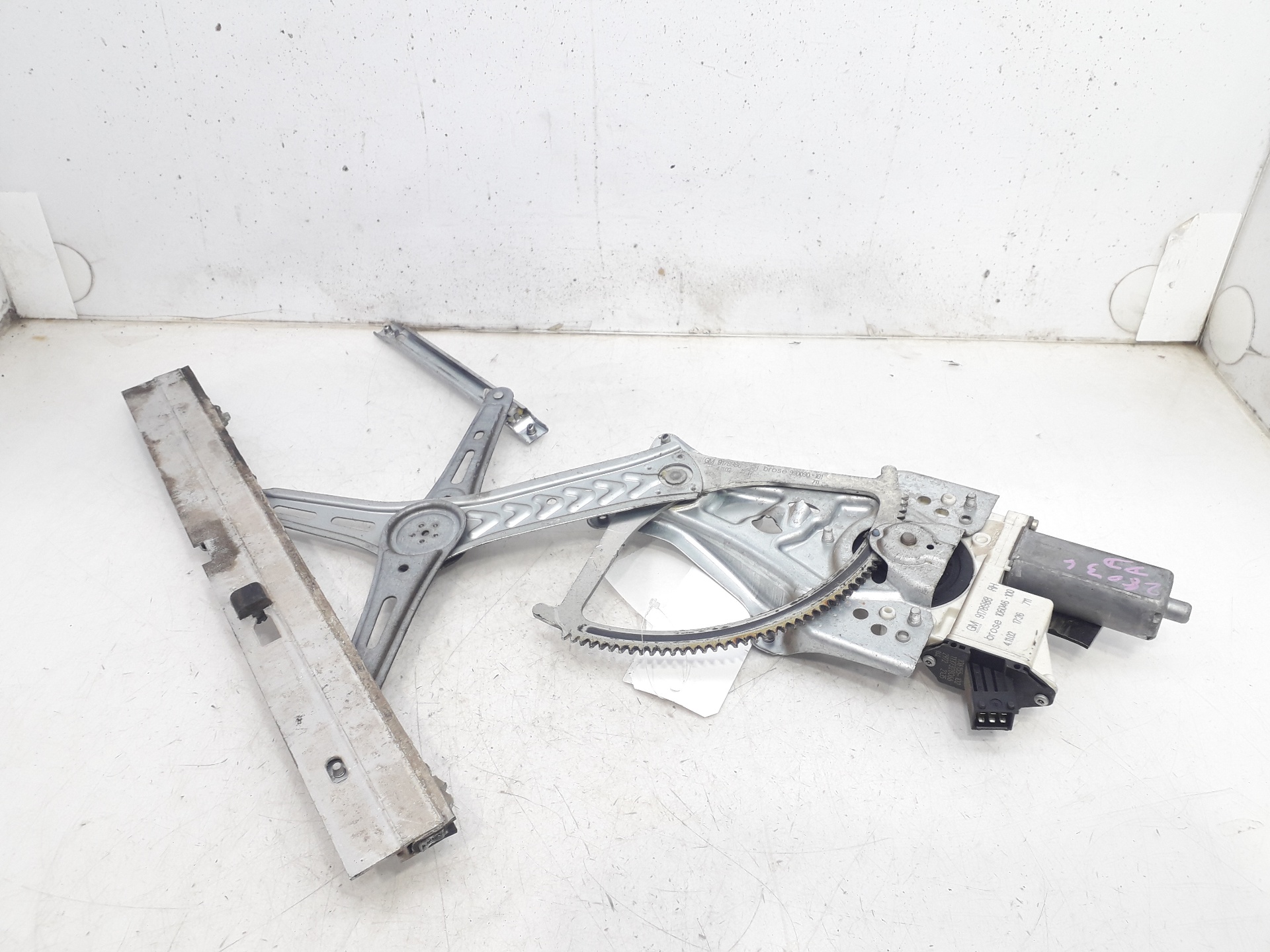 OPEL Vectra C (2002-2005) Front Right Door Window Regulator 9178986 18795838