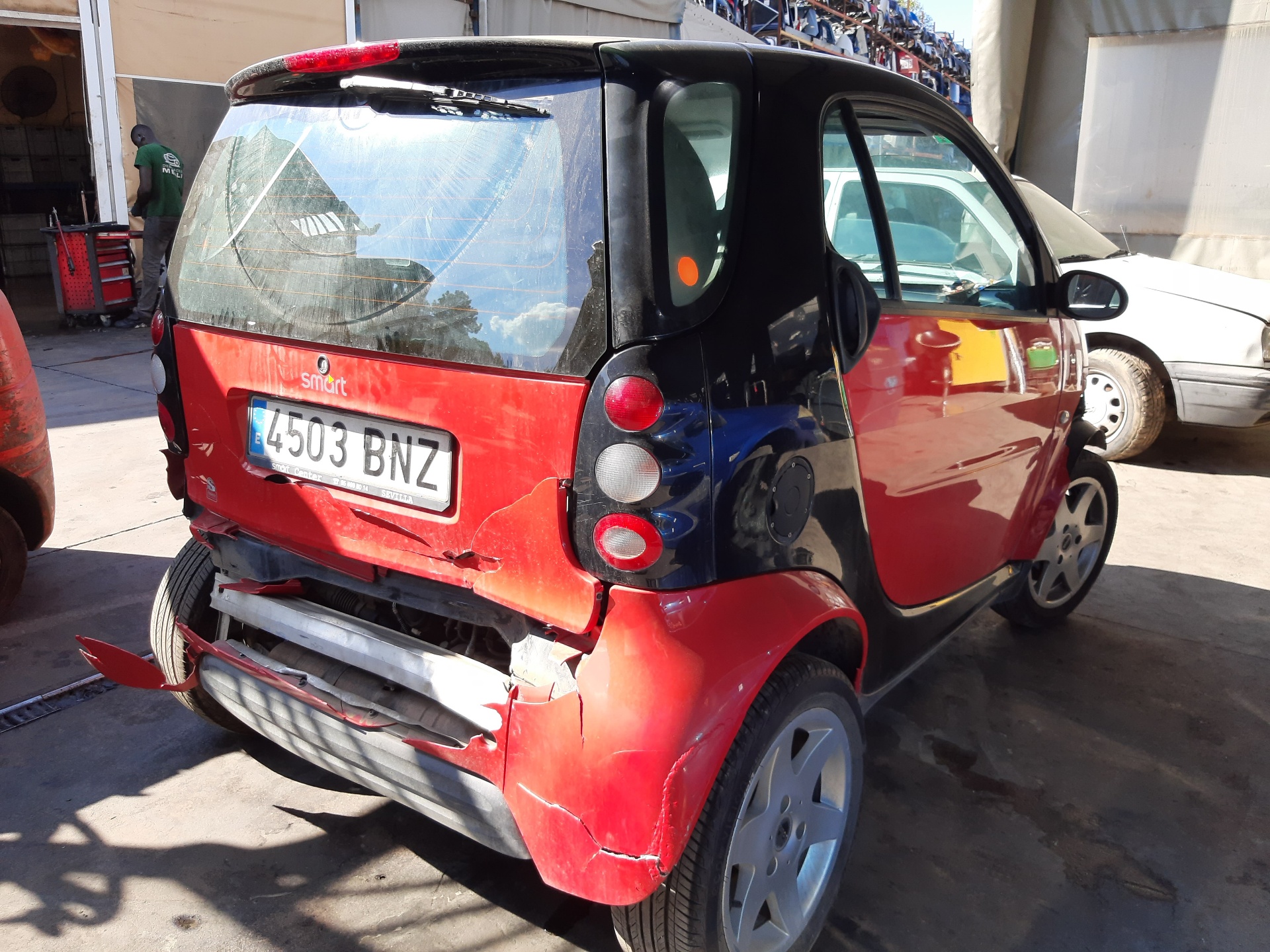 SMART Fortwo 1 generation (1998-2007) Bagāžas nodalījuma loga tīrītāja motorīts 0000614V013000000 22460167