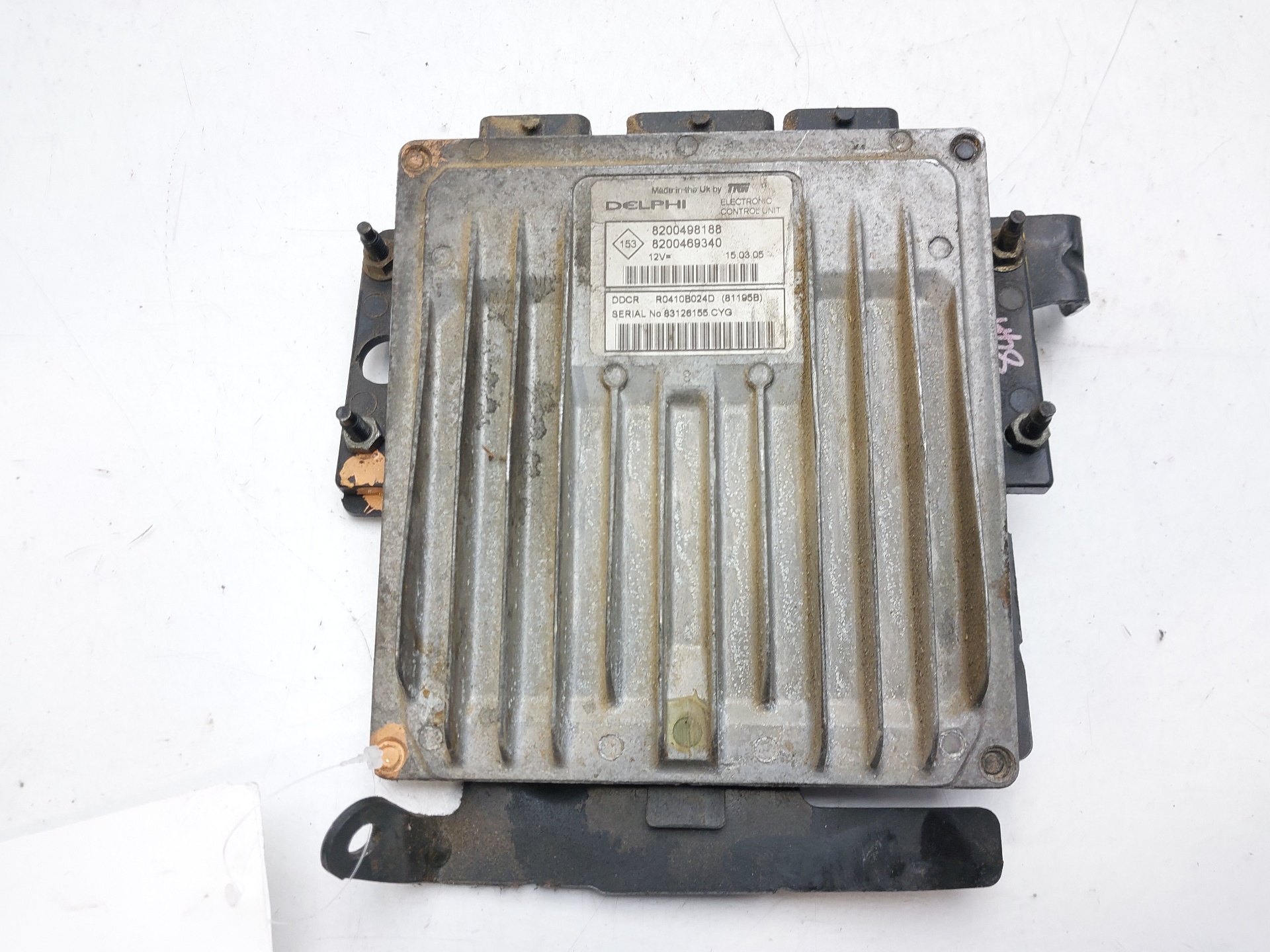 RENAULT Megane 2 generation (2002-2012) Engine Control Unit ECU 8200498188 22485312