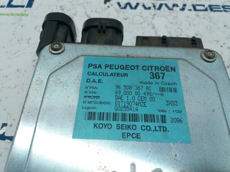 CITROËN C3 1 generation (2002-2010) Kiti valdymo blokai 9650836780 20170472