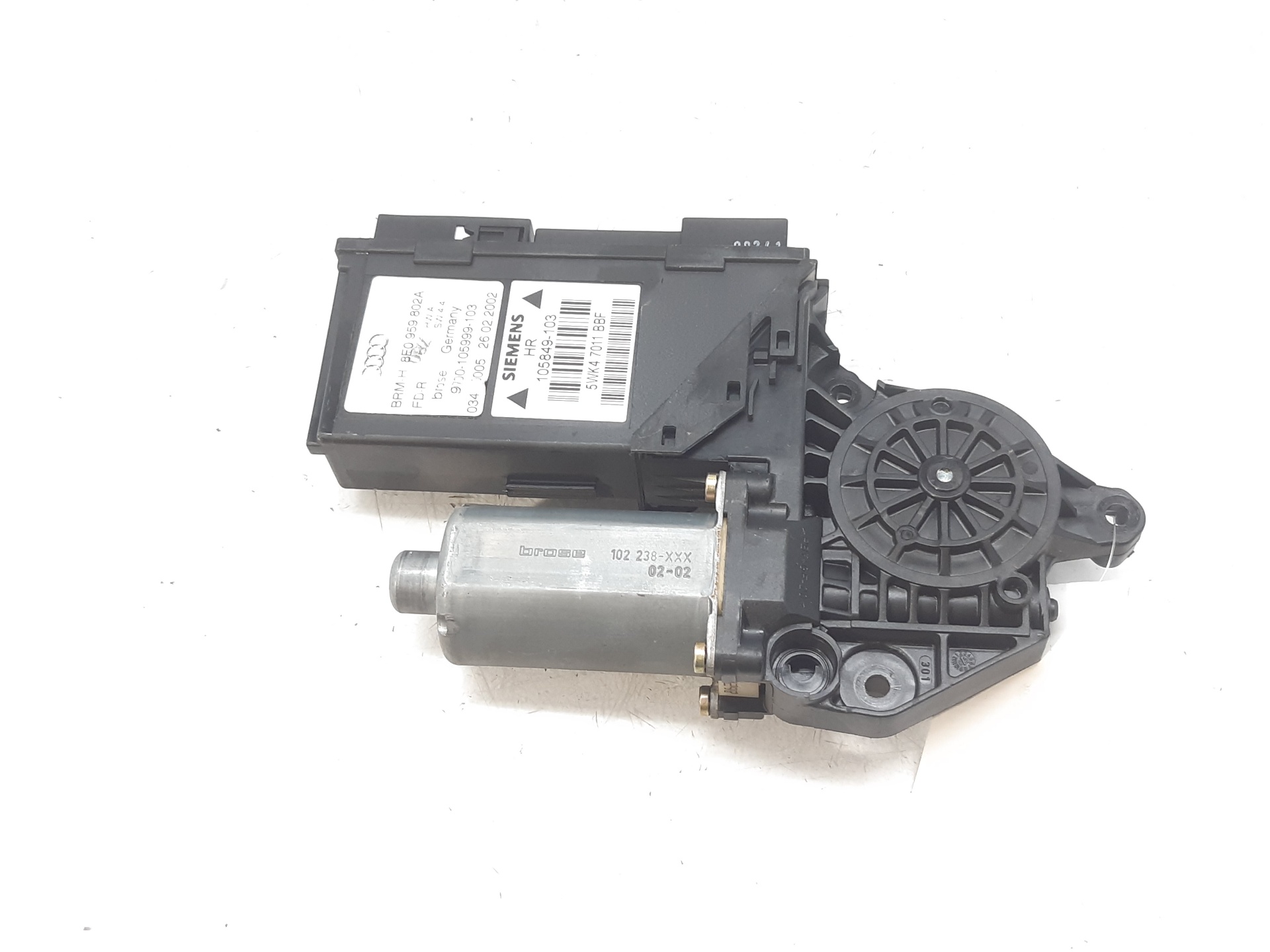 AUDI A4 B6/8E (2000-2005) Rear Right Door Window Control Motor 8E0959802E 20791515