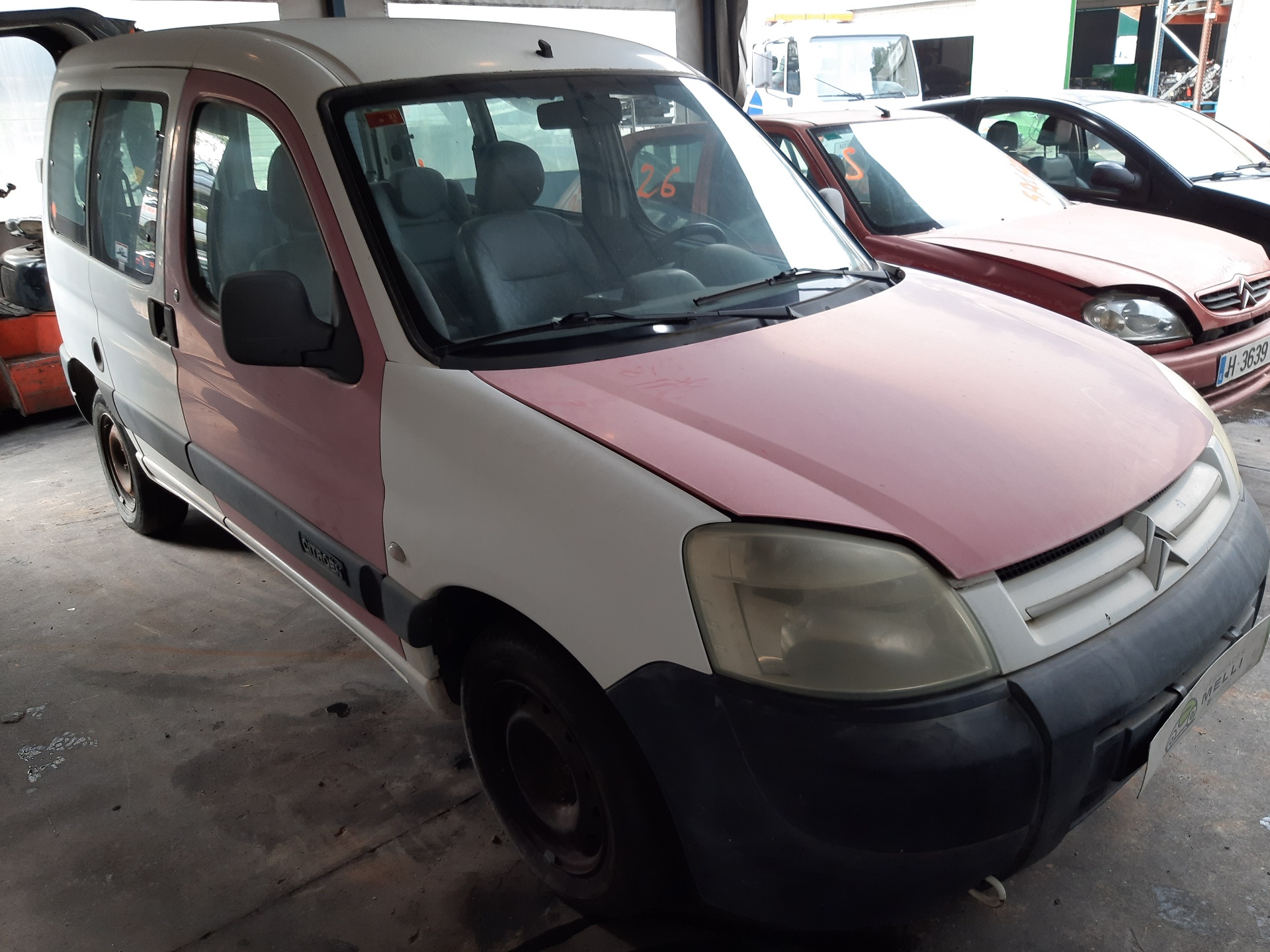 CITROËN Berlingo 1 generation (1996-2012) Priekinių dešinių durų spyna 9136J4 24133660