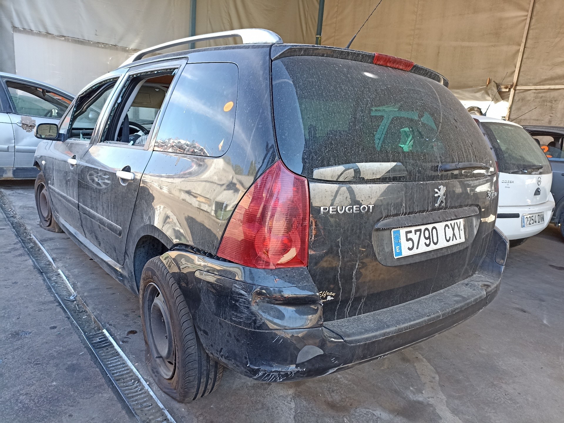 PEUGEOT 307 1 generation (2001-2008) Кнопка стеклоподъемника передней правой двери 96351625XT 20145392