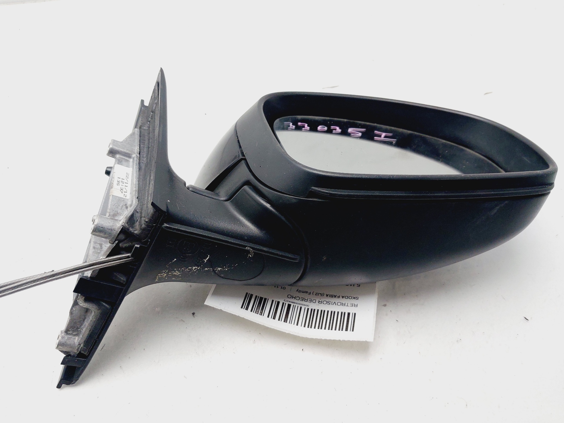 SKODA Fabia 2 generation  (2010-2014) Right Side Wing Mirror 5J1857502BB 26587867