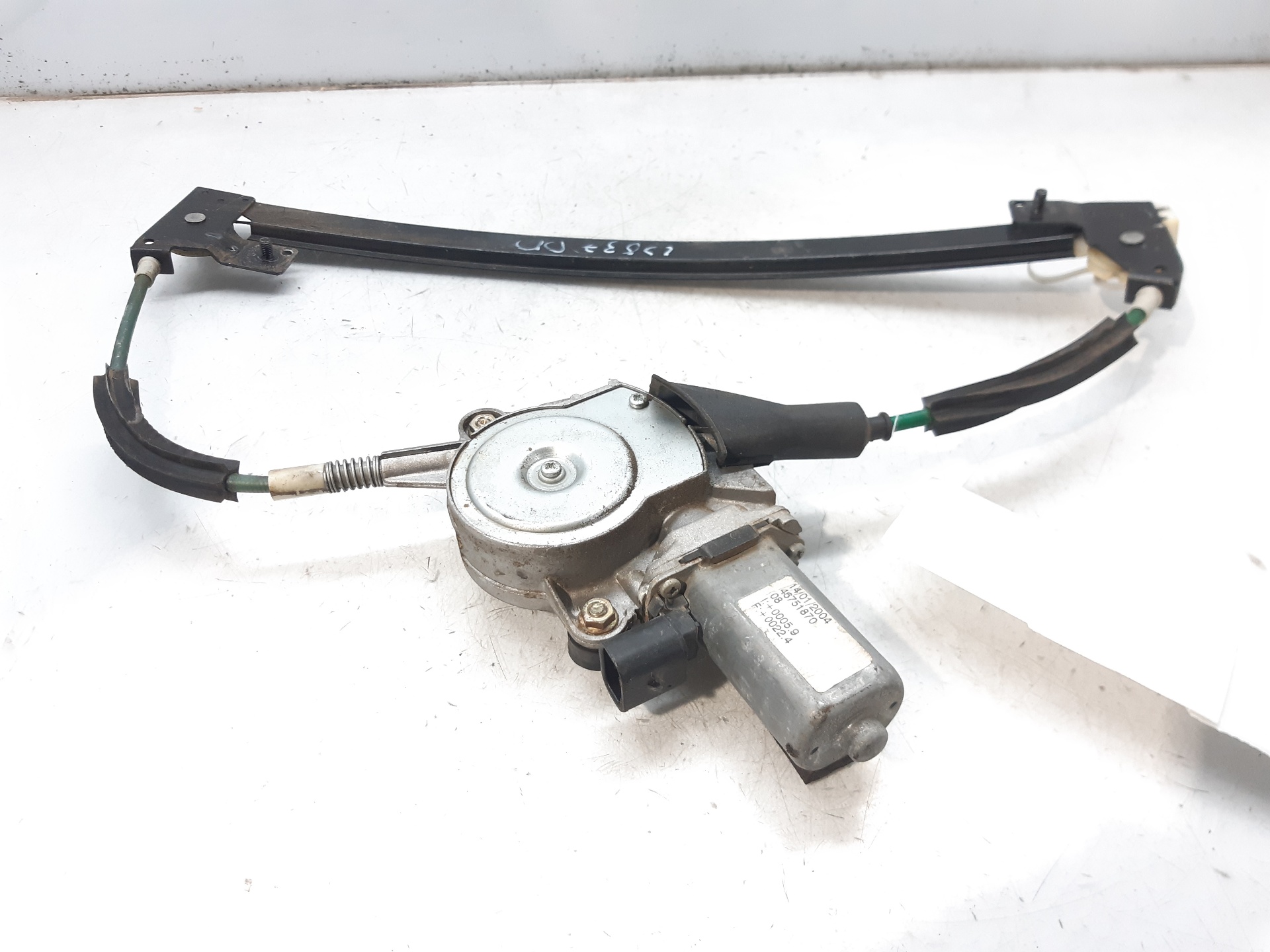 ALFA ROMEO 147 2 generation (2004-2010) Front Right Door Window Regulator 0046751870 18756168