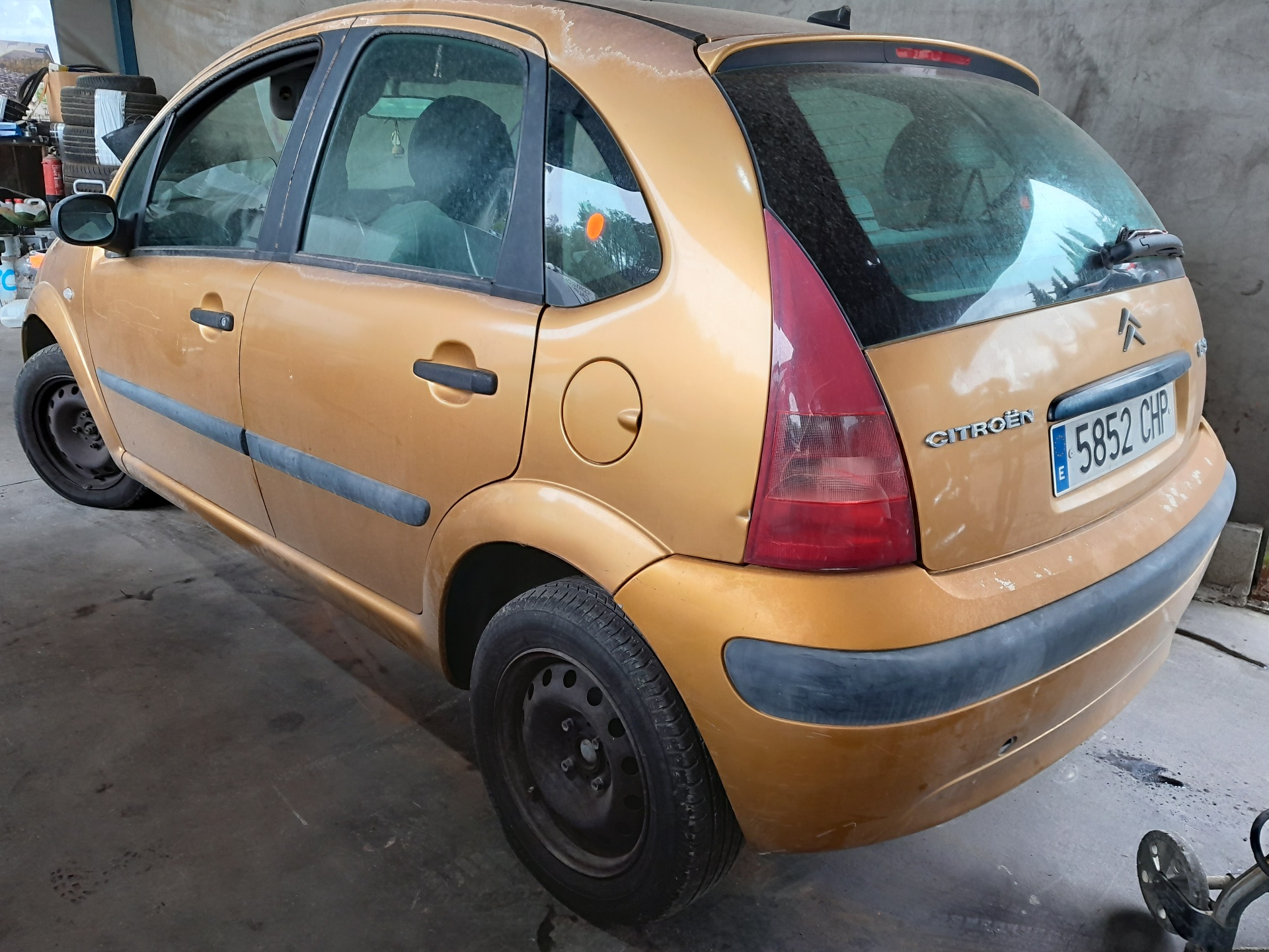 CITROËN C3 1 generation (2002-2010) Galinės dešinės durys 9008Q5 20139819