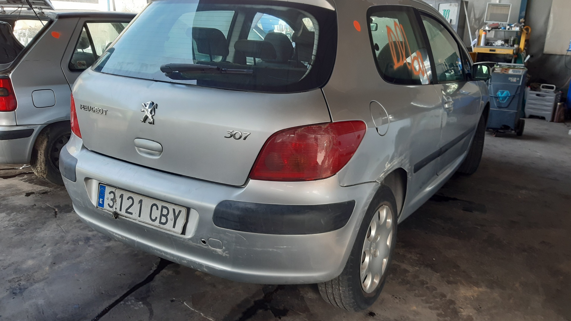 PEUGEOT 307 1 generation (2001-2008) Маторчик стеклоподъемника передней левой двери 9634457380 18752676