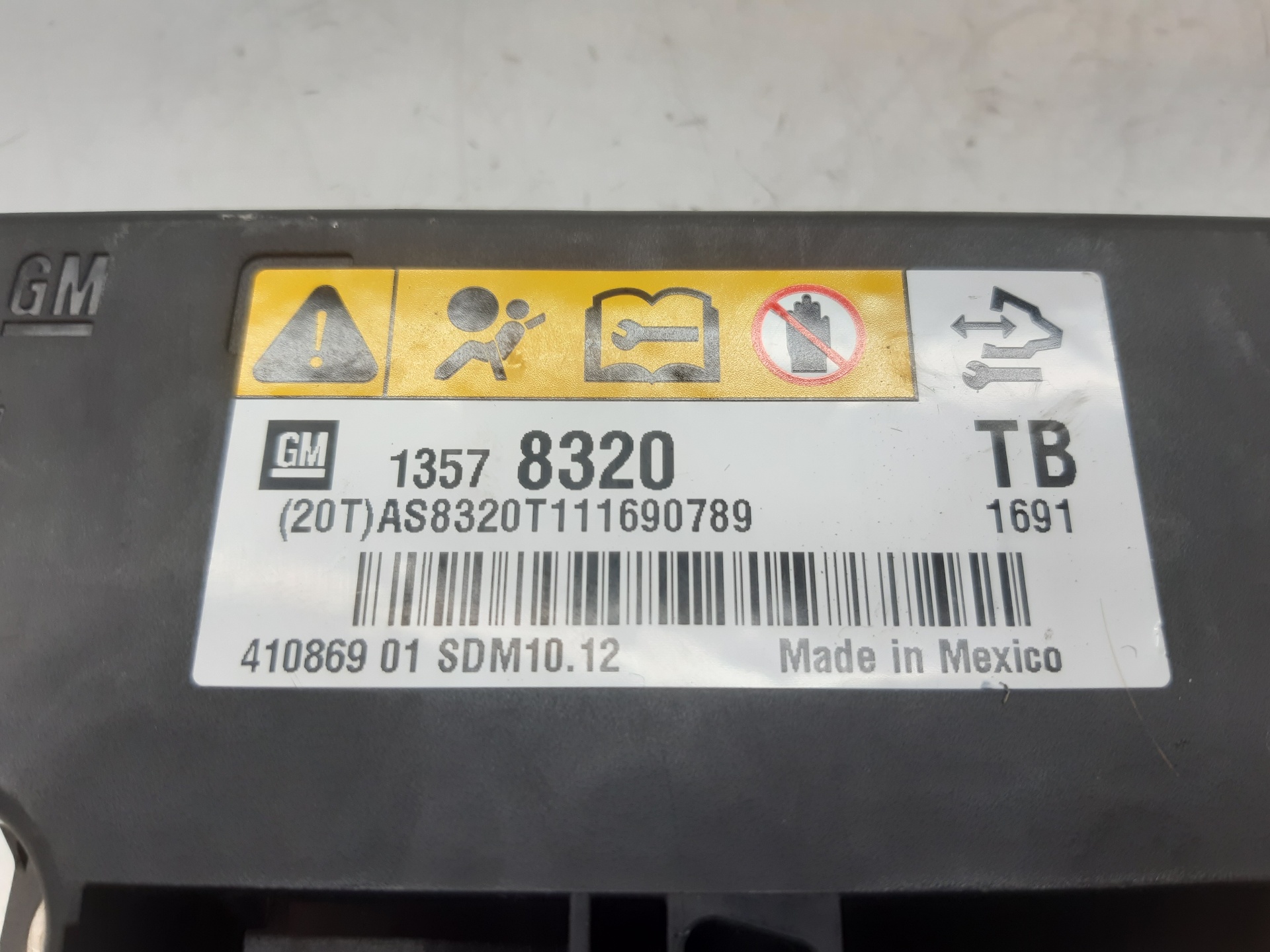 OPEL Insignia A (2008-2016) Unitate de control SRS 13578320 22018967