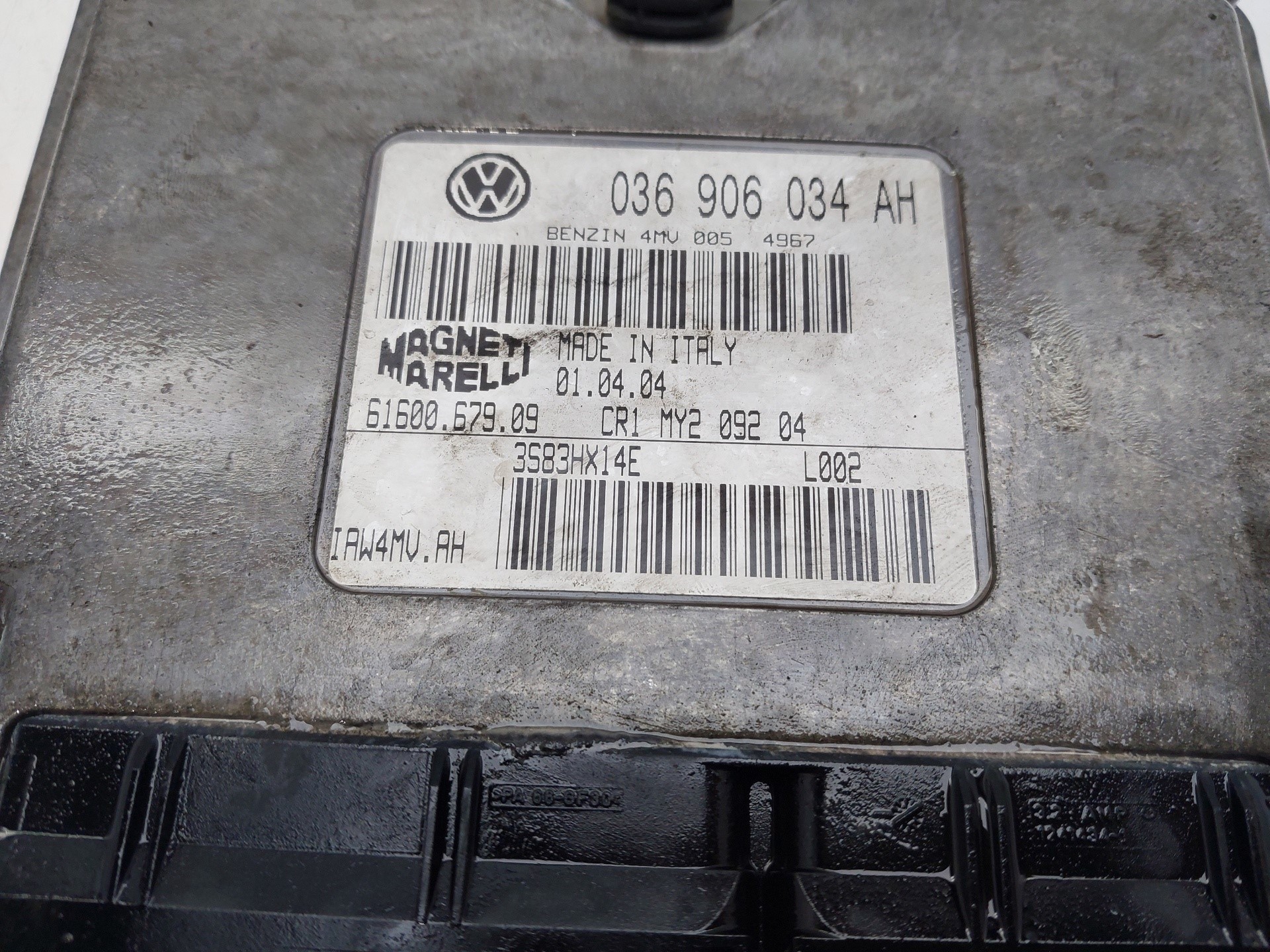 SEAT Cordoba 2 generation (1999-2009) Engine Control Unit ECU 036906034AH 21401272