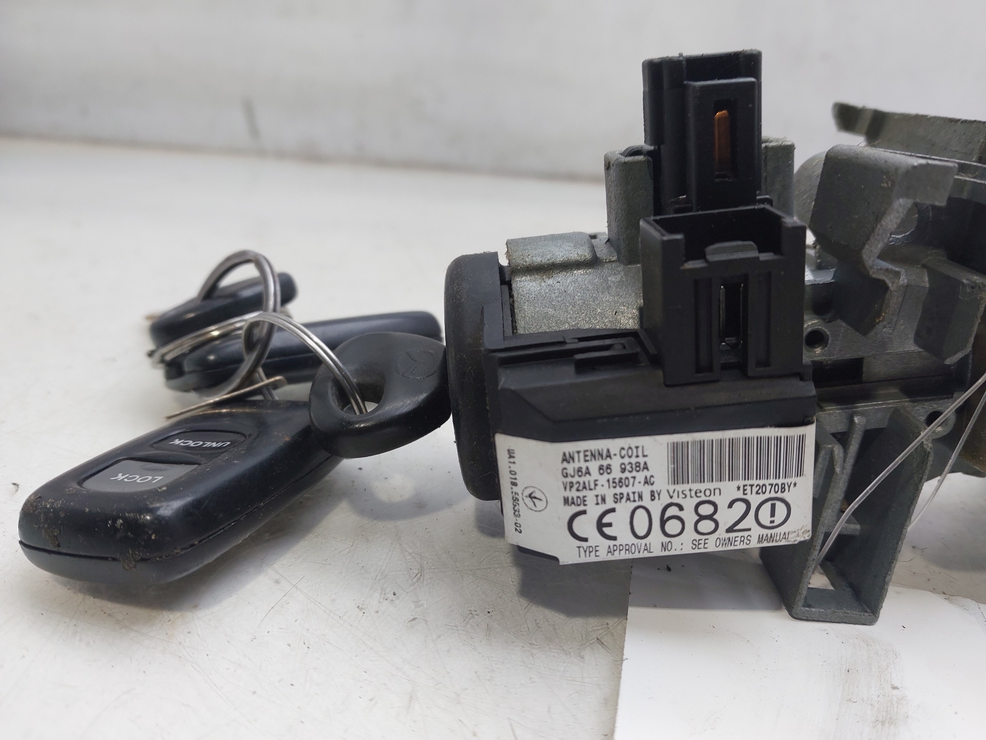 MAZDA 6 GG (2002-2007) Ignition Lock GJ6A66938A 23319361