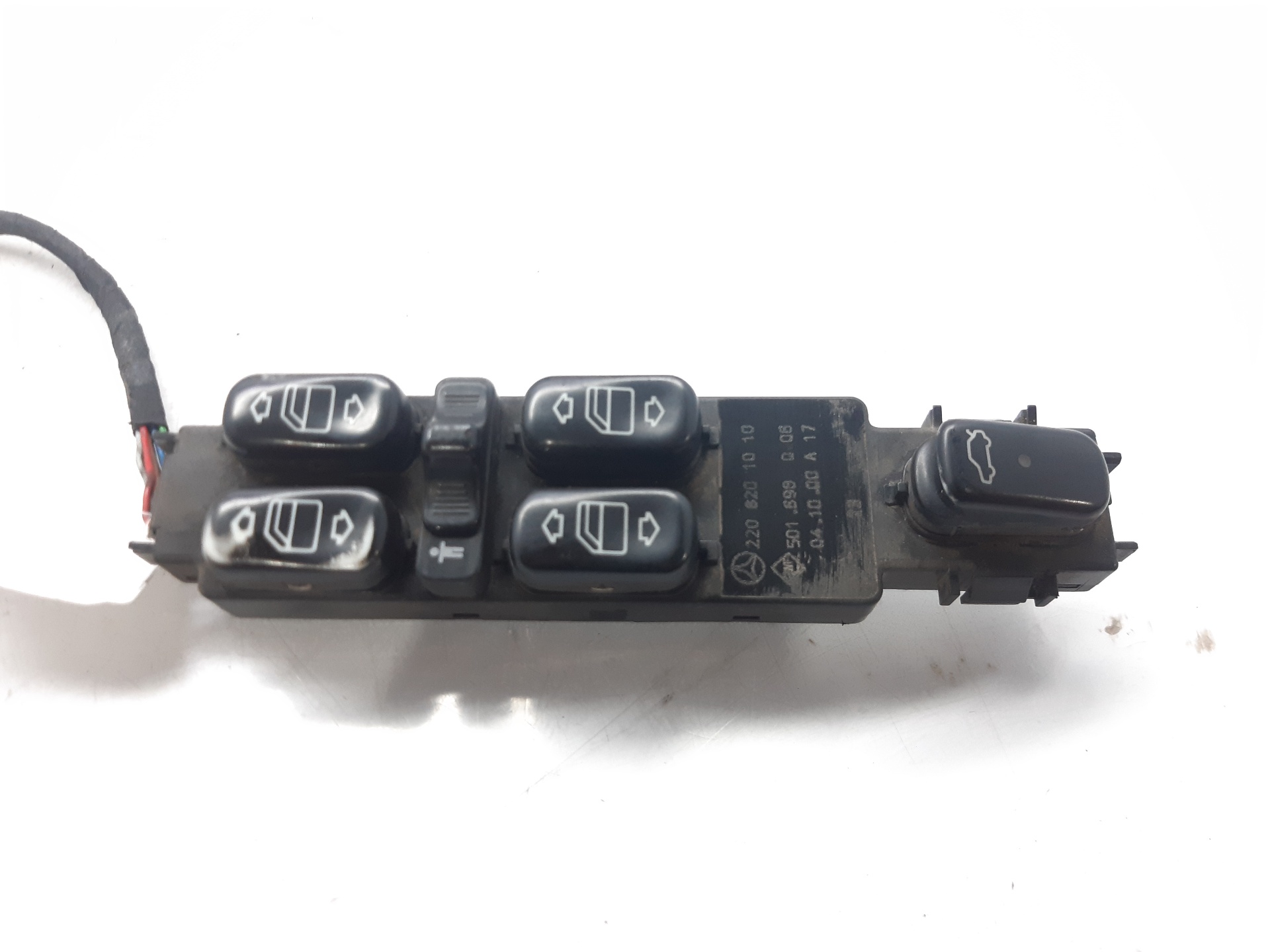 MERCEDES-BENZ S-Class W116 (1972-1980) Front Left Door Window Switch 2208201010 18695380