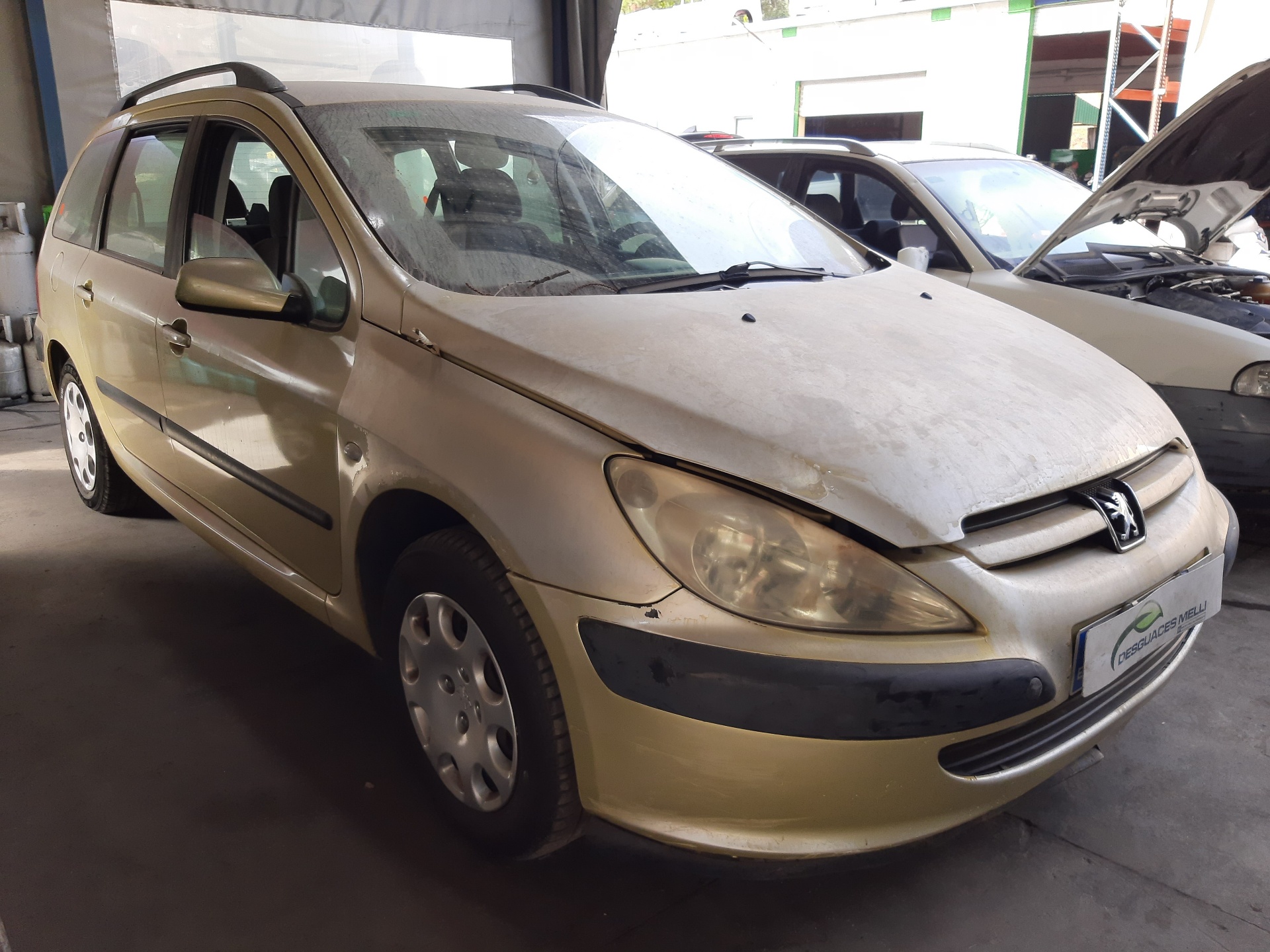 PEUGEOT 307 1 generation (2001-2008) Aizmugurējo labo durvju logu pacēlājs 9224A3 22460032