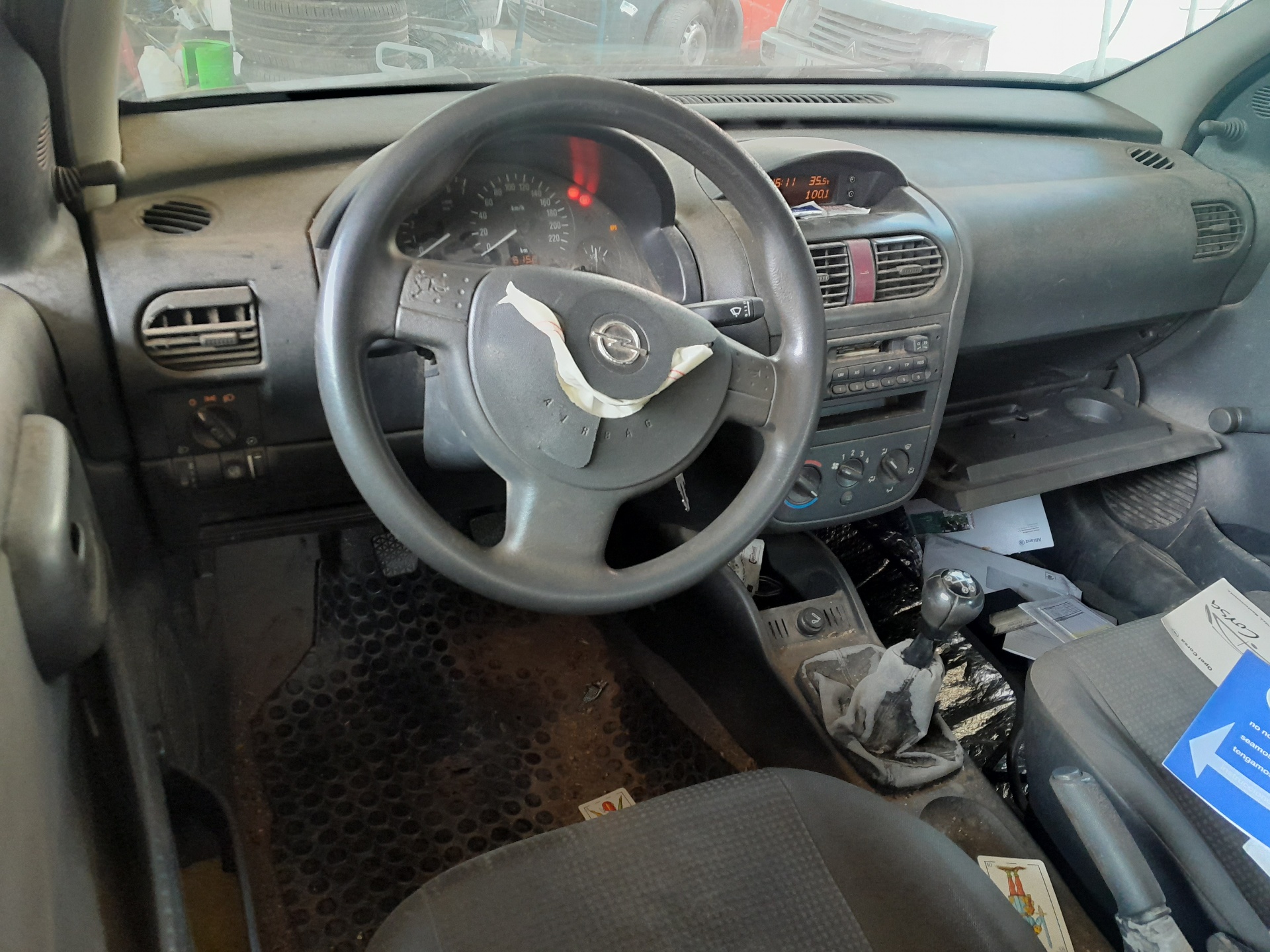 RENAULT Corsa C (2000-2006) Priekinių kairių durų spyna 24434882 22341634