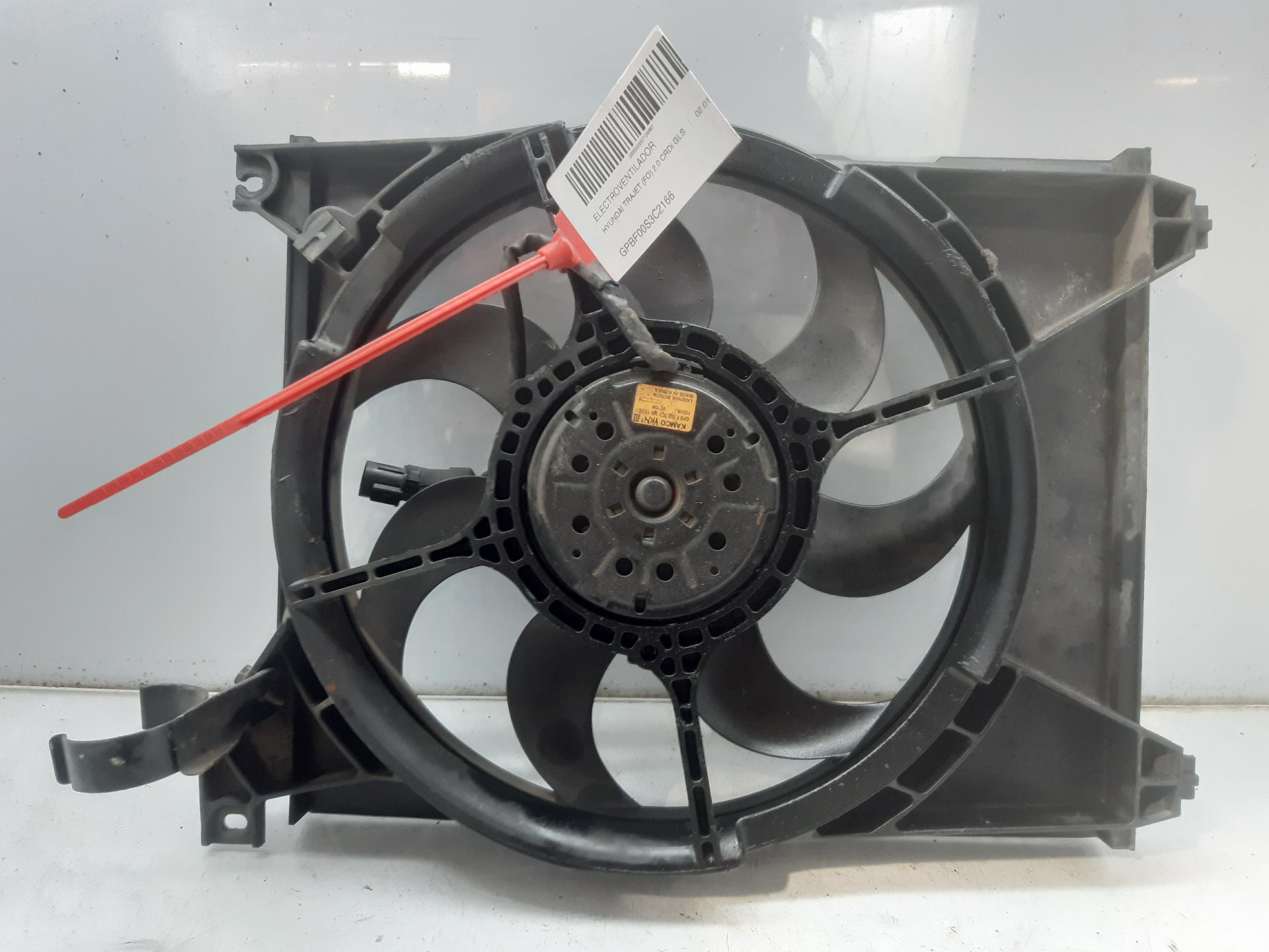 HYUNDAI Trajet 1 generation (2000-2007) Difūzoriaus ventiliatorius GPBF00S3C2166 22298243